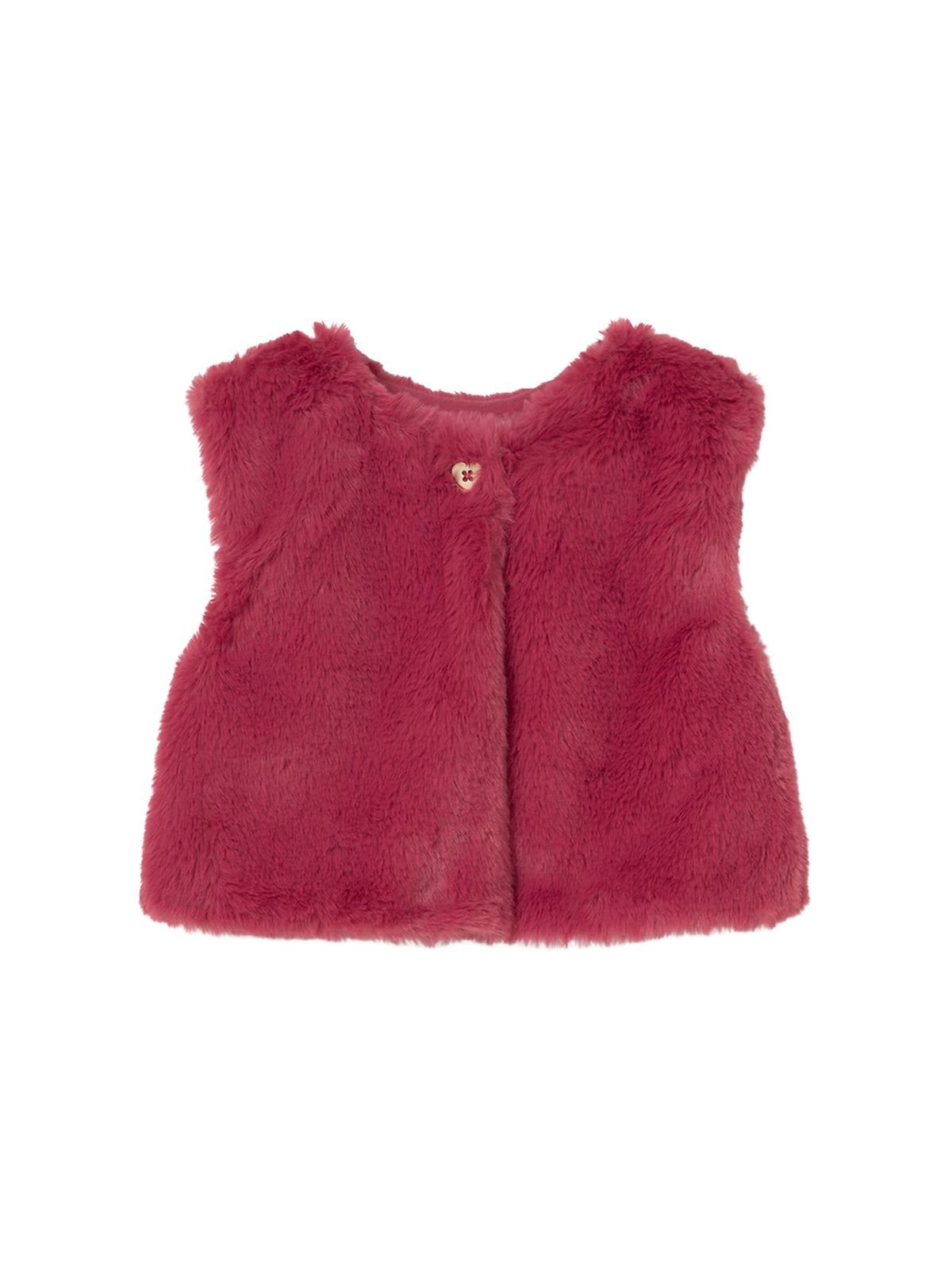 Faux Fur Baby Vest & Leggings Set