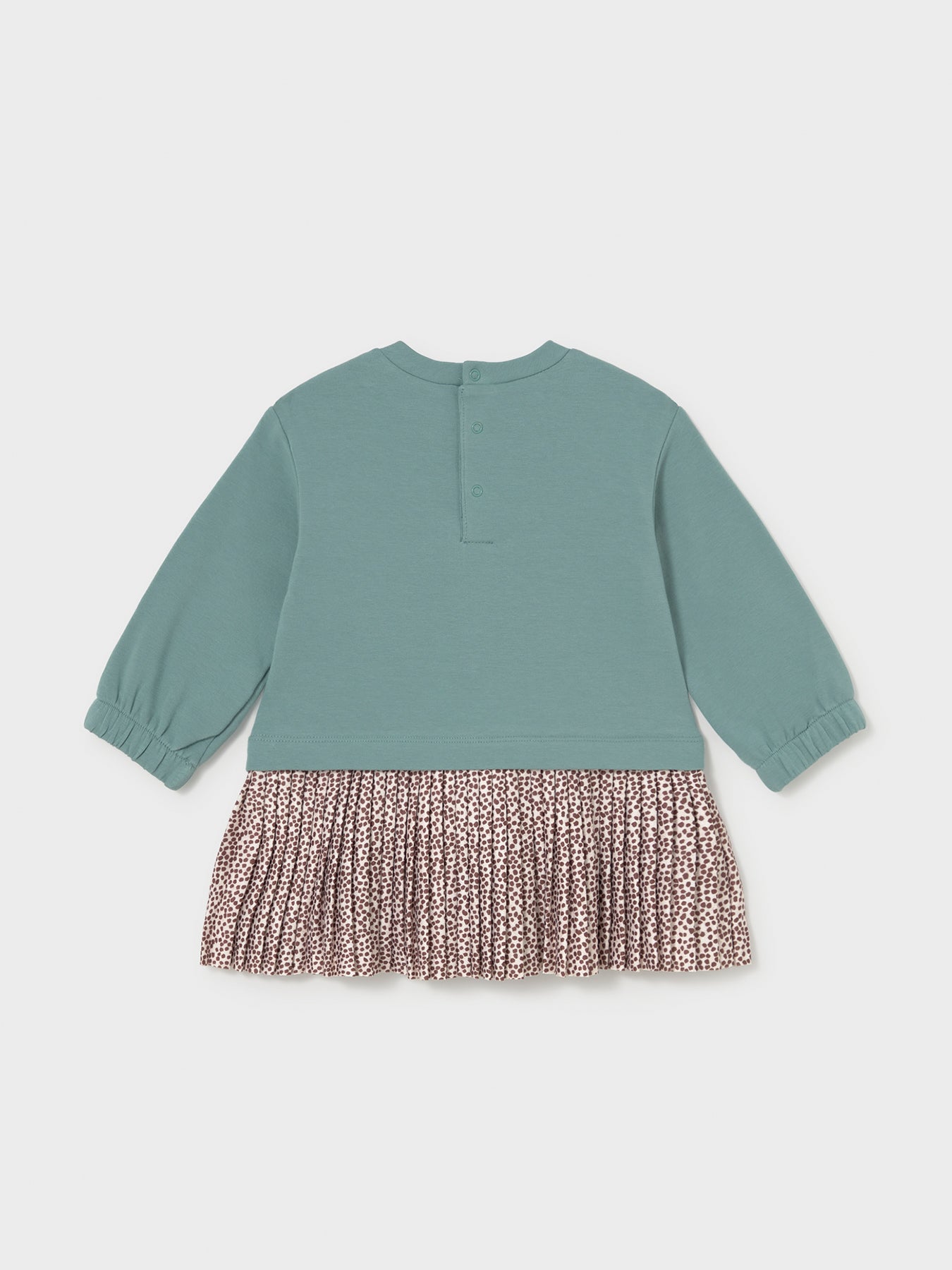 Kids' Cotton Blend Plush Combined Dress
