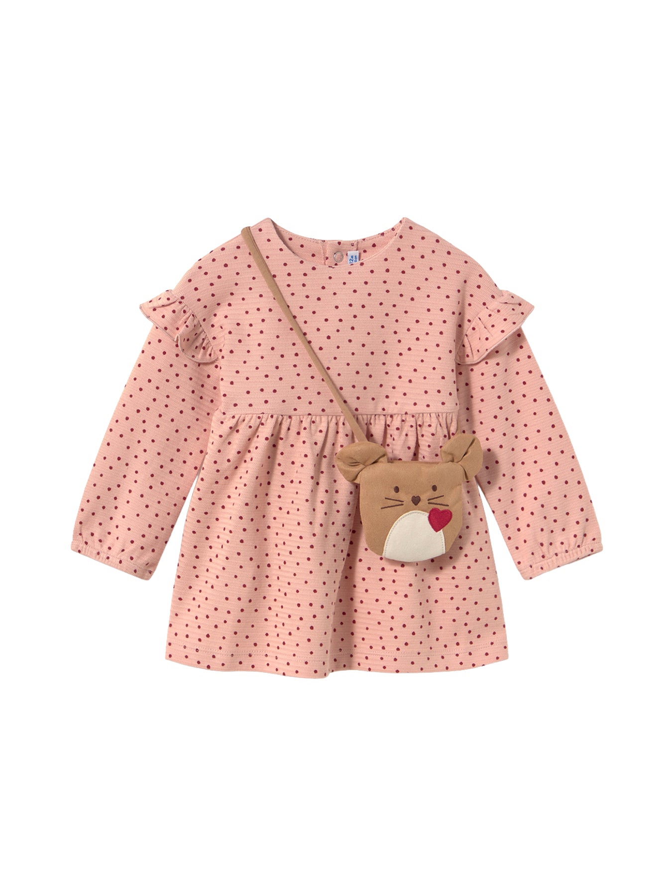 Baby Dress with Bag Pink