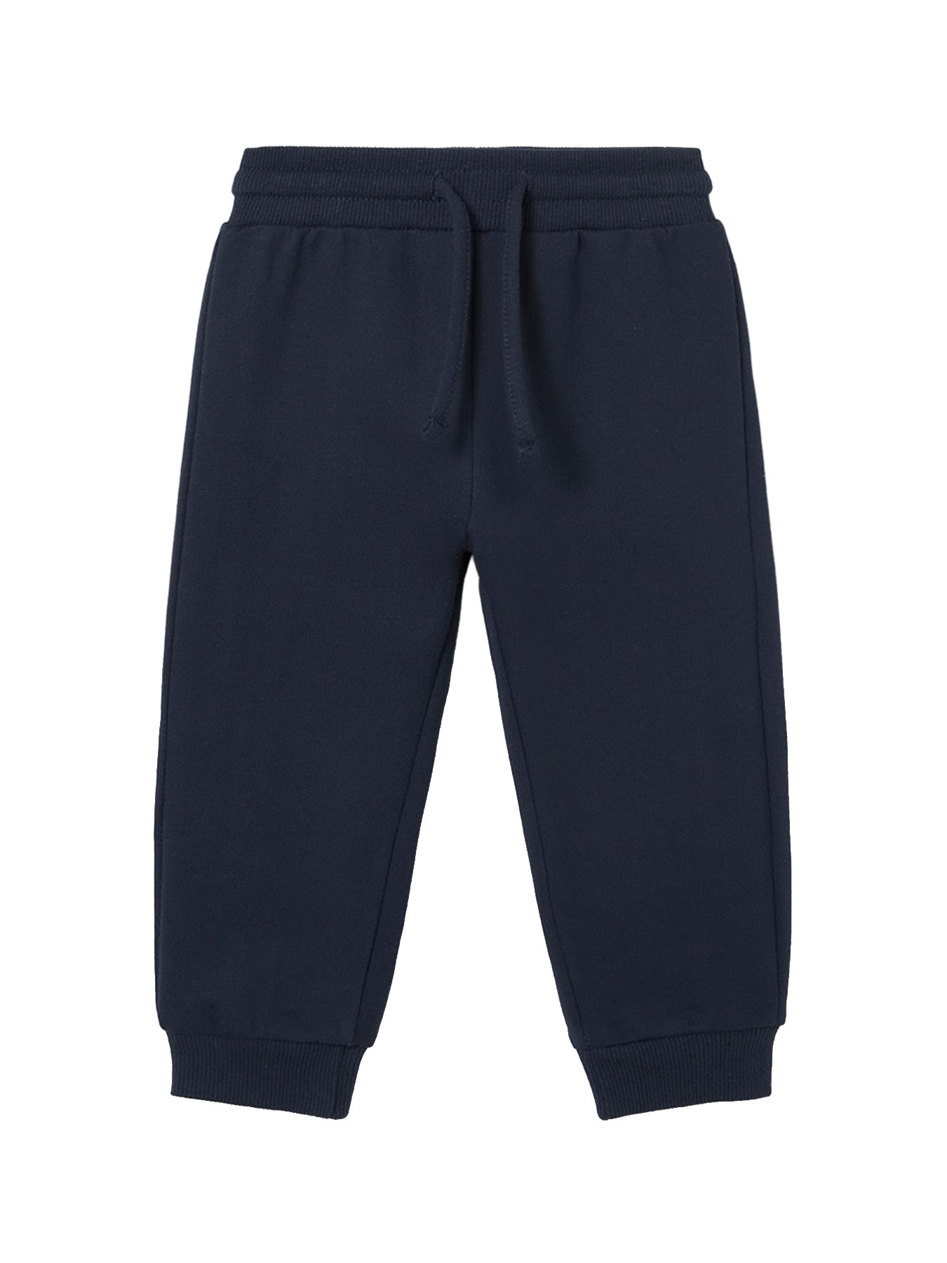 Kids' Cotton Blend Cuffed Fleece Trousers