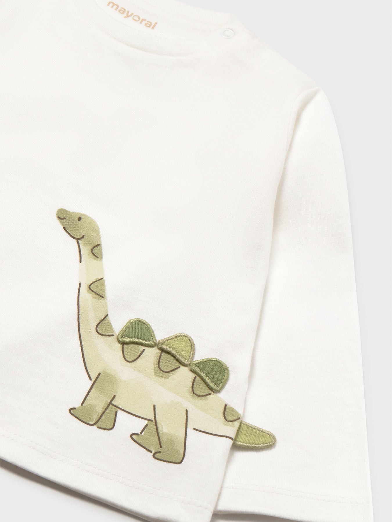 Baby Play Print Long Sleeve T-Shirt Cream