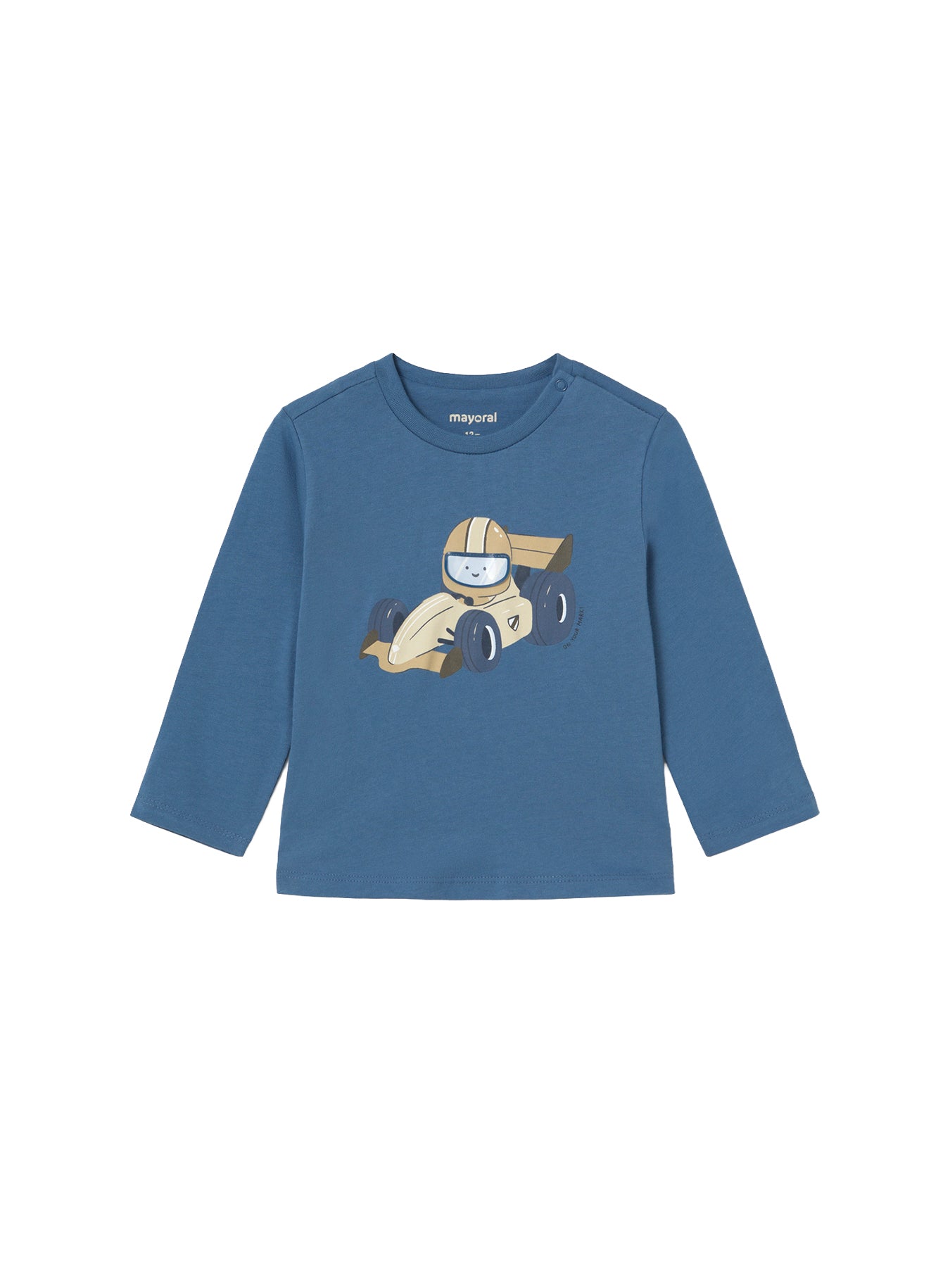 Kids' Cotton Motor Play Long Sleeve T-Shirt