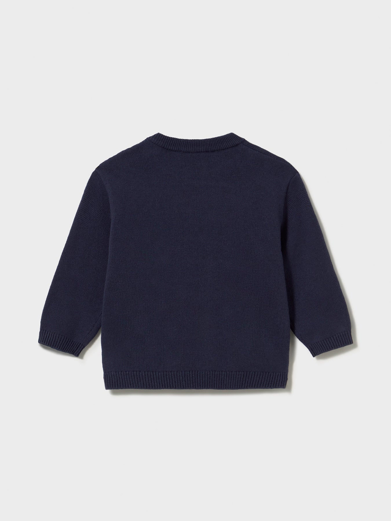 Kids' Cotton & Wool Character Intarsia Jumper