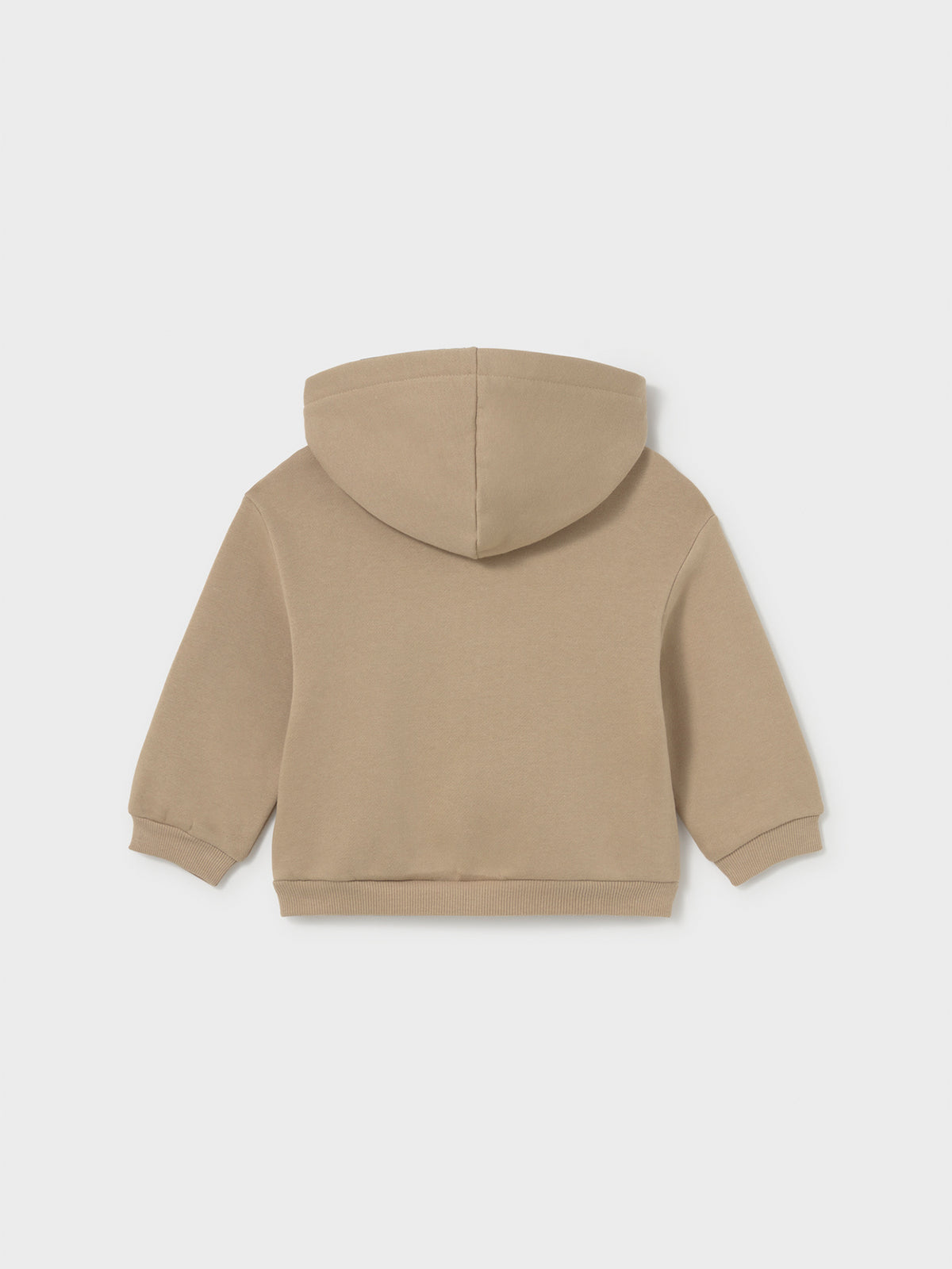 Baby Animal Zip-Up Hoodie - Hazelnut