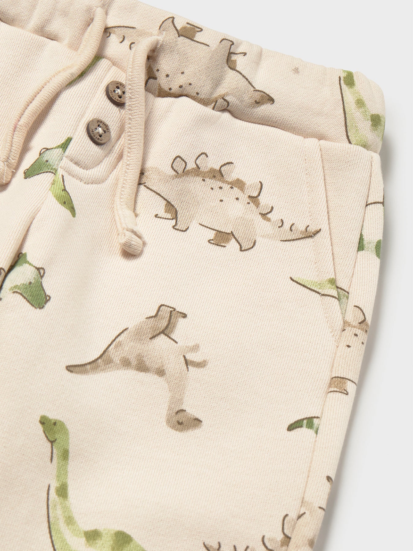 Kids' Cotton Blend Patterned Trousers