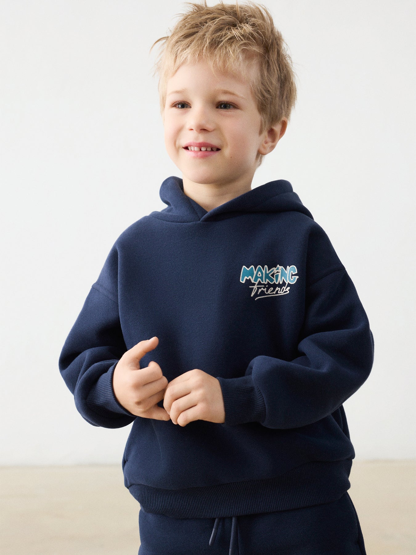 Kids' Graphic Sweatshirt Blue