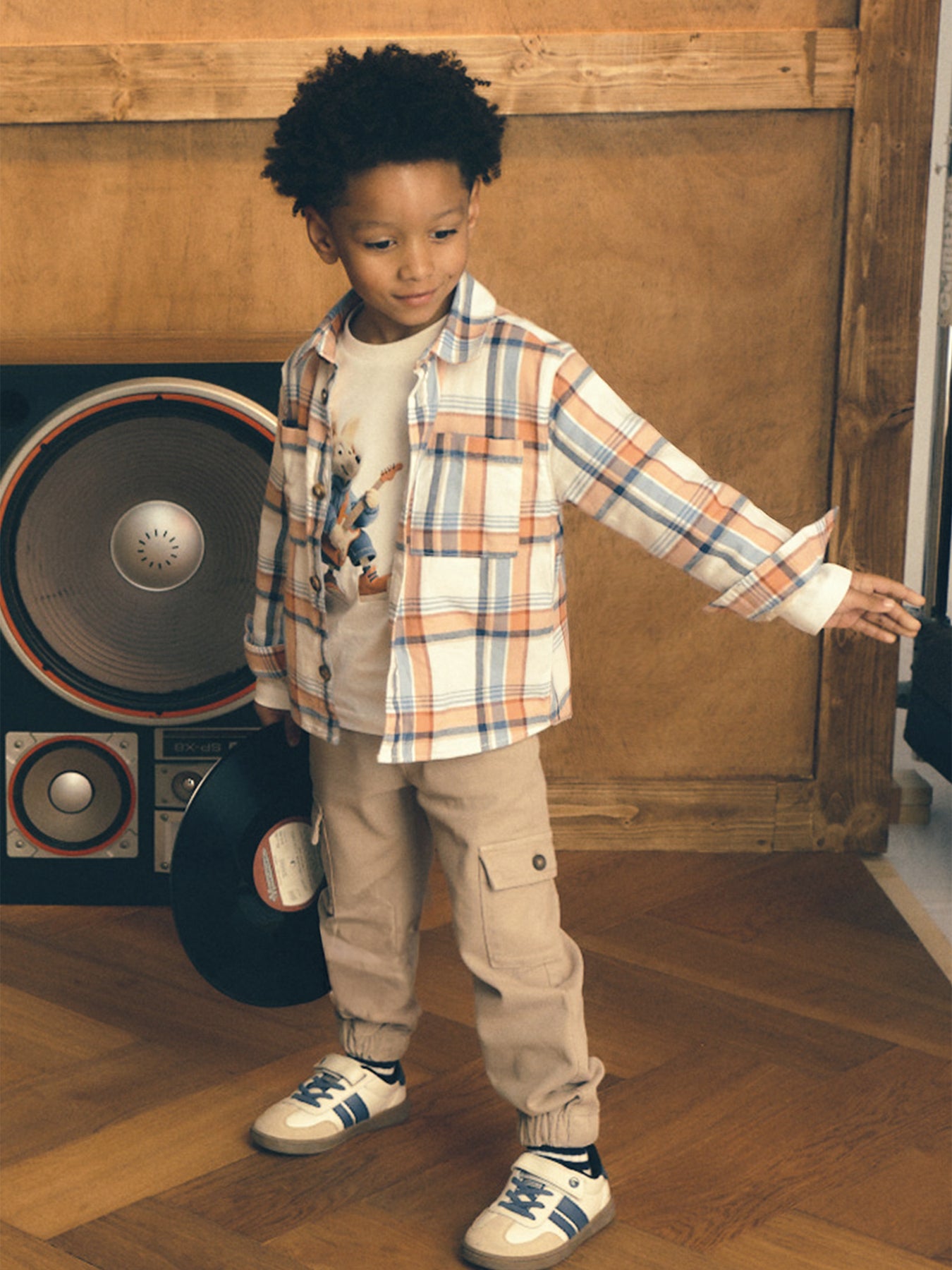 Kids' Cotton Cargo Trousers