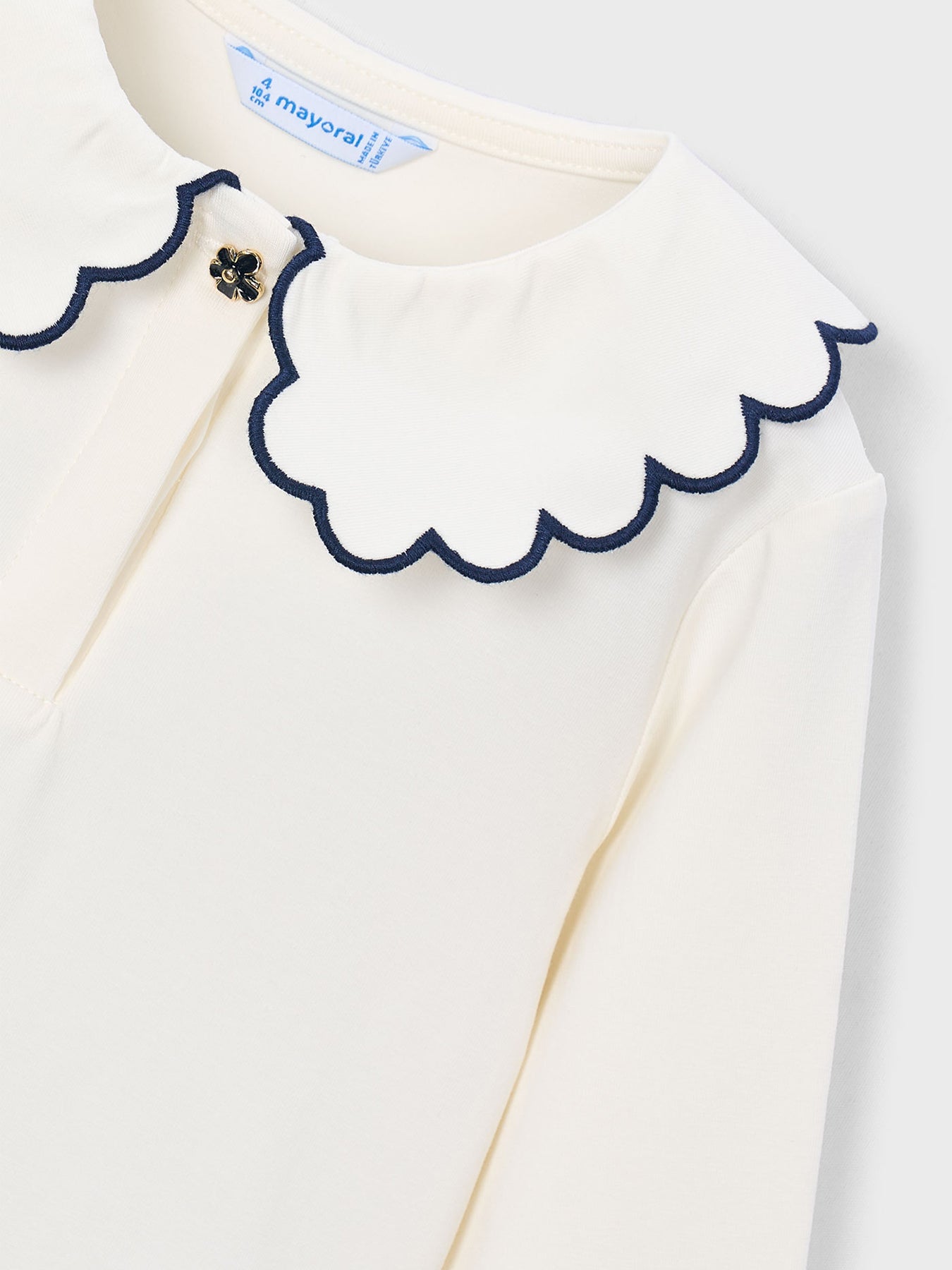 Kids' Polo Top Cream
