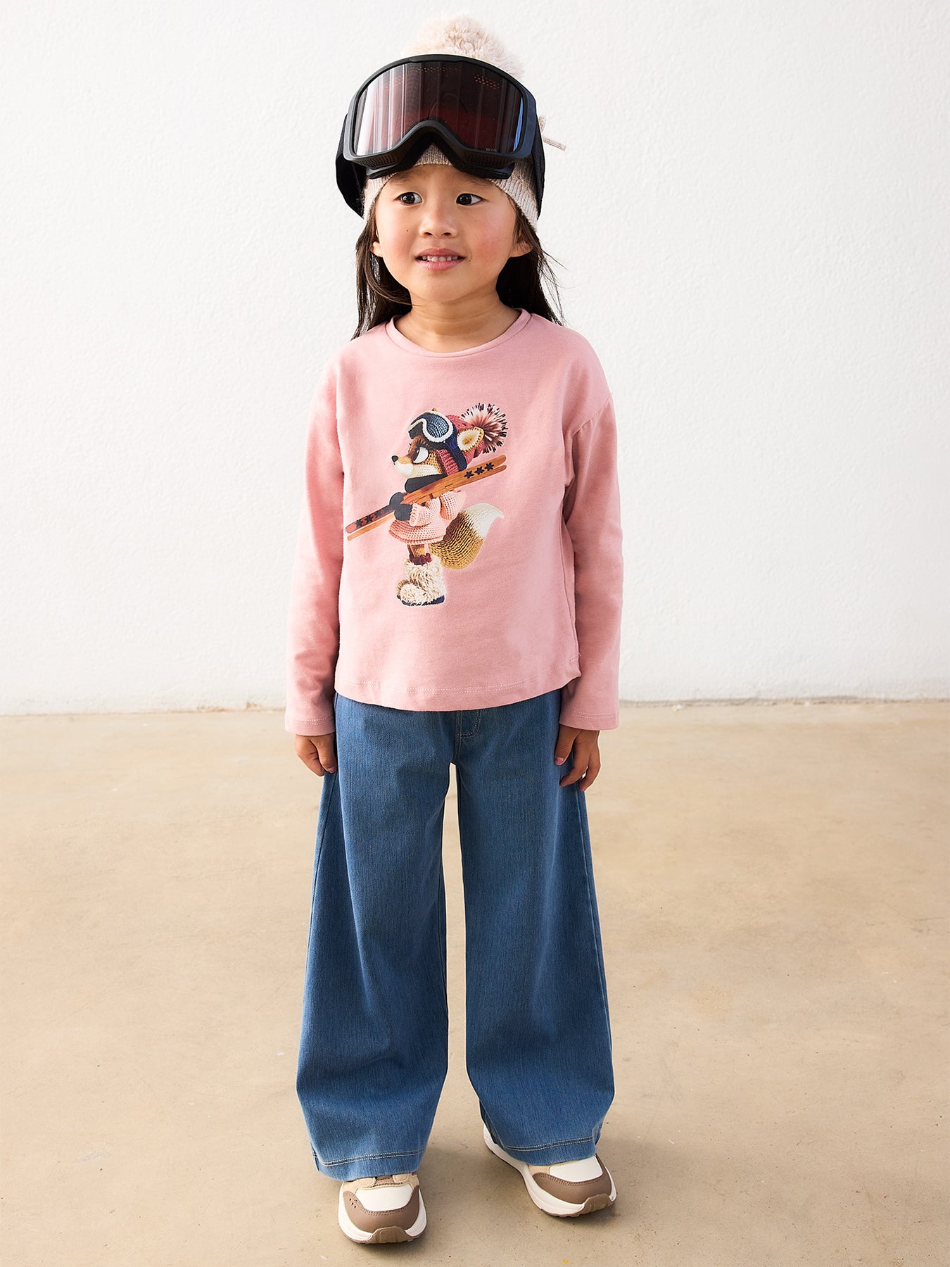 Kids' Long Sleeve T-Shirt Pink