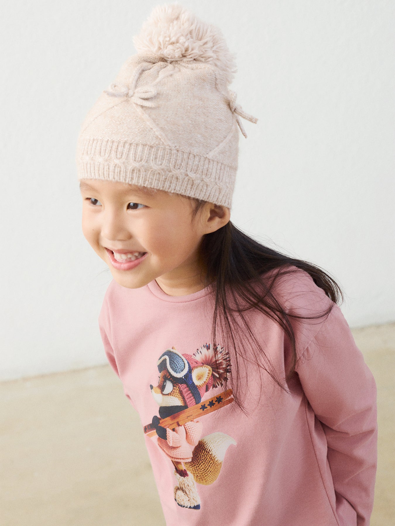Kids' Long Sleeve T-Shirt Pink
