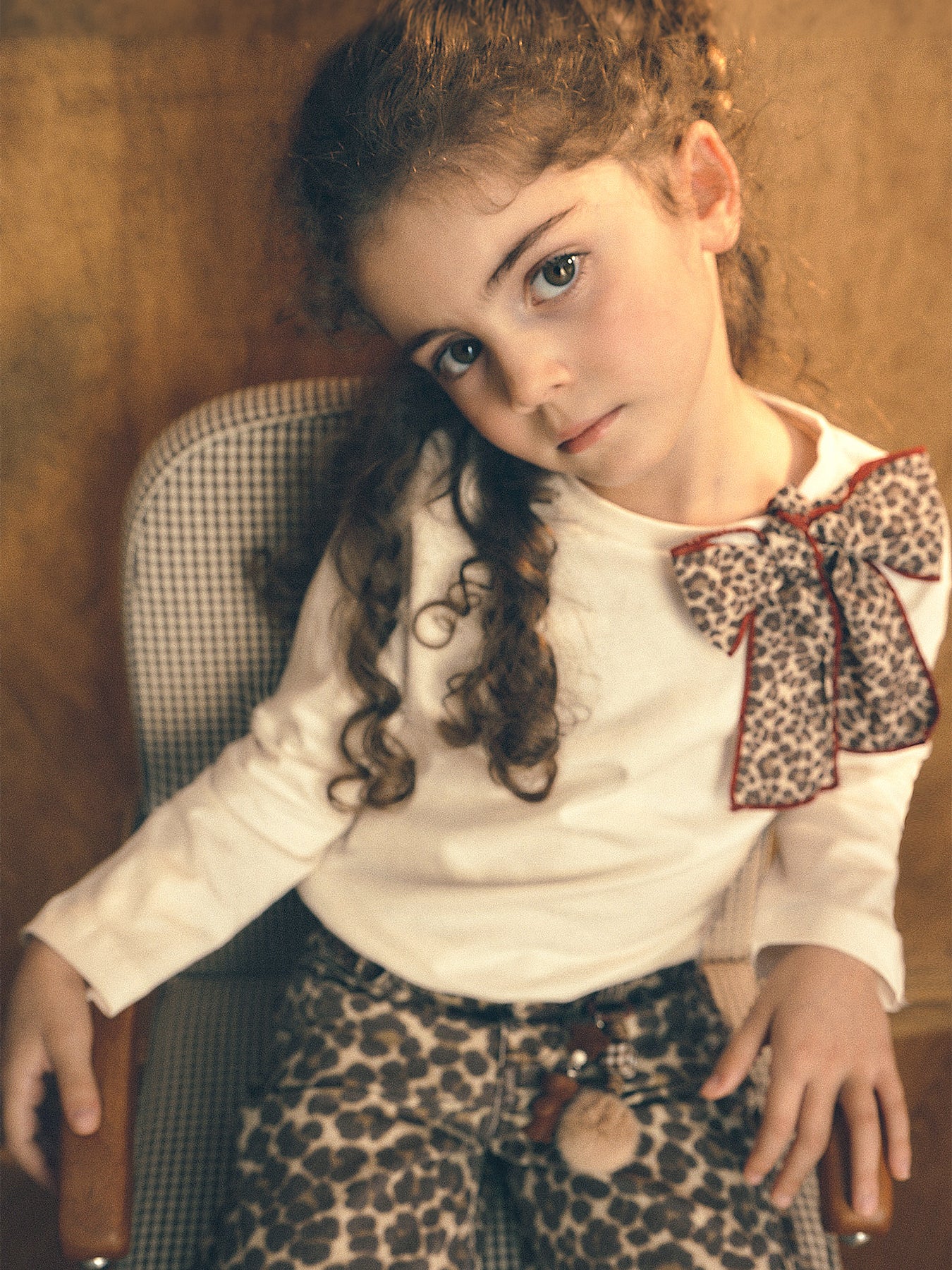 Kids' Long Sleeve T-Shirt Cream