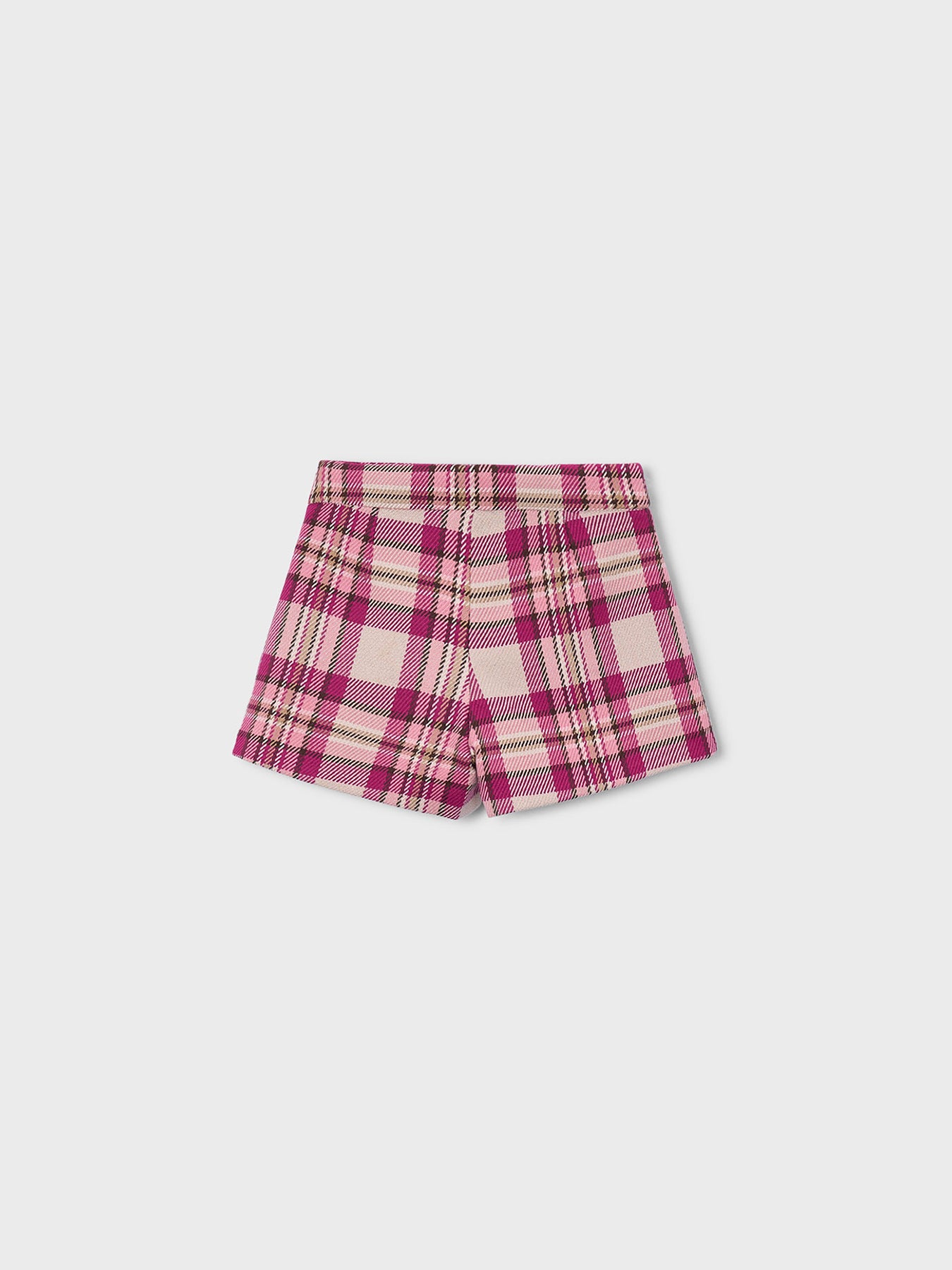 Kids' Checked Shorts Pink