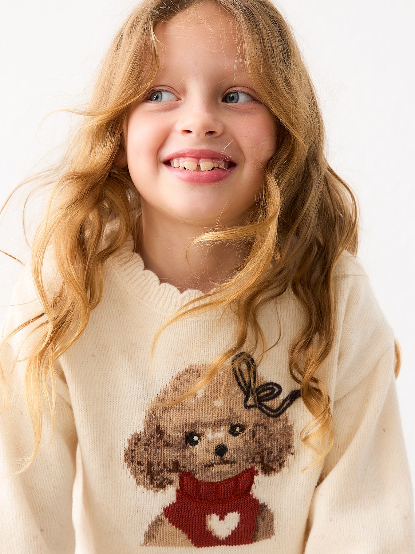 Kids’ Wool Blend Knitted Jumper