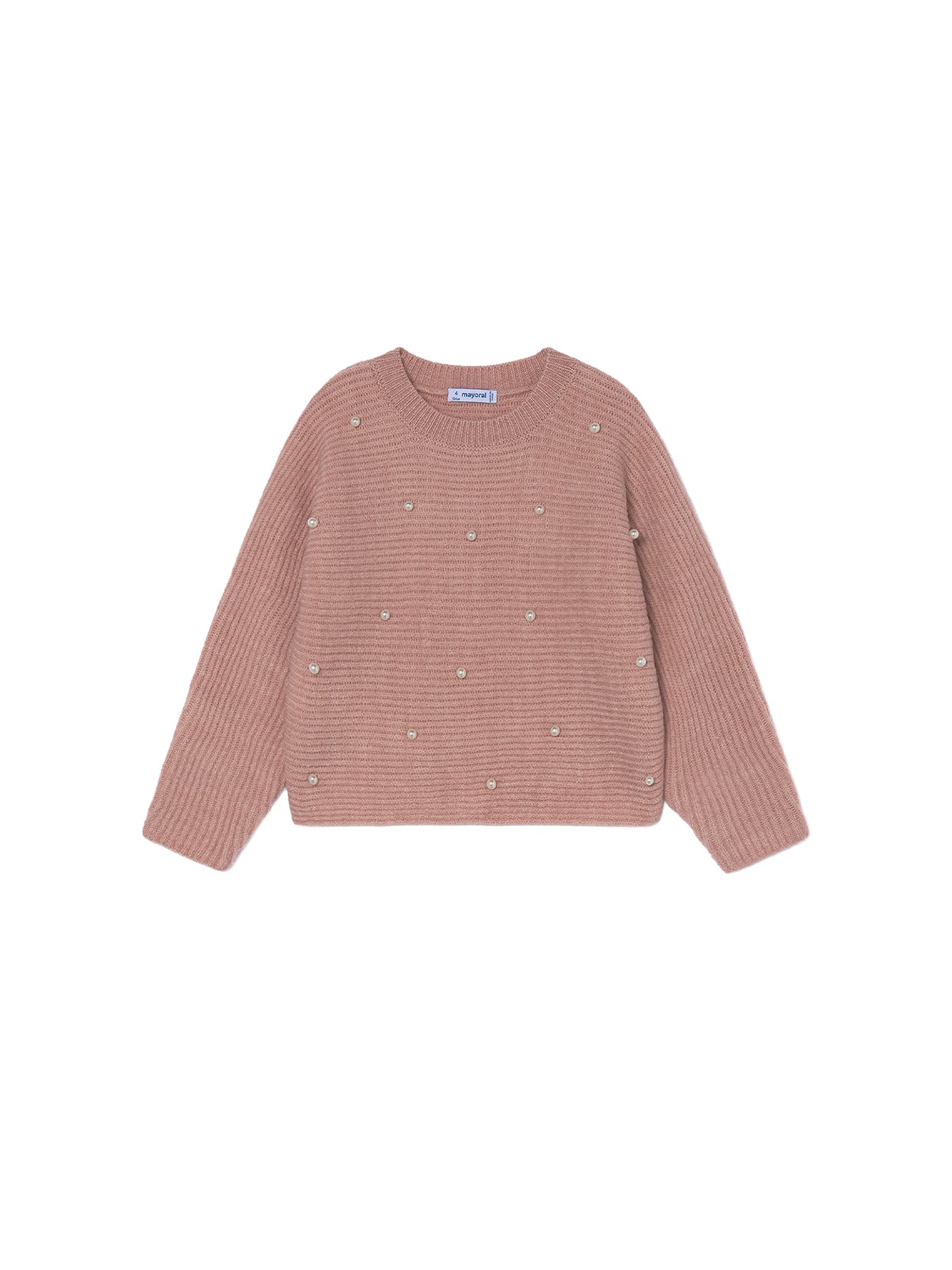 Kids’ Wool Blend Pearl Knit Sweater