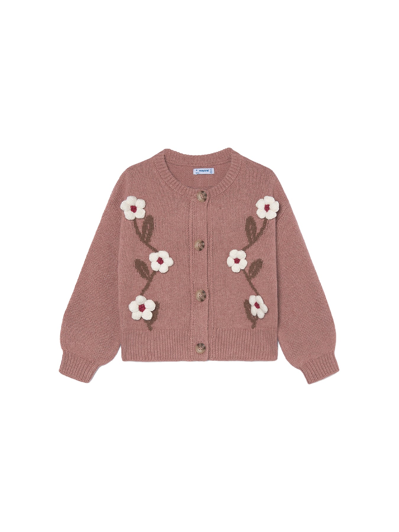 Kids’ Cotton Blend Knitted Cardigan