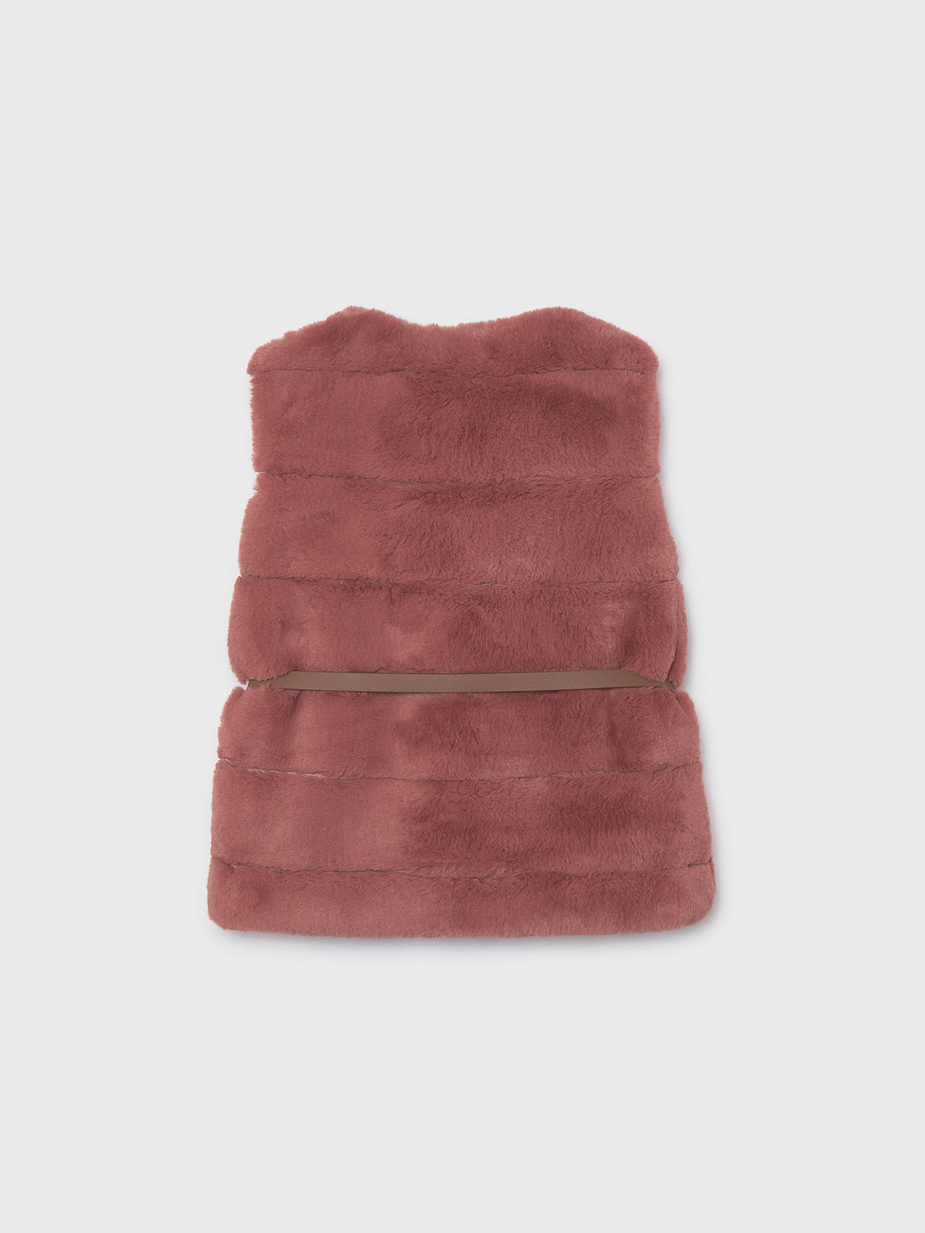 Kids’ Faux Fur Gilet with Belt