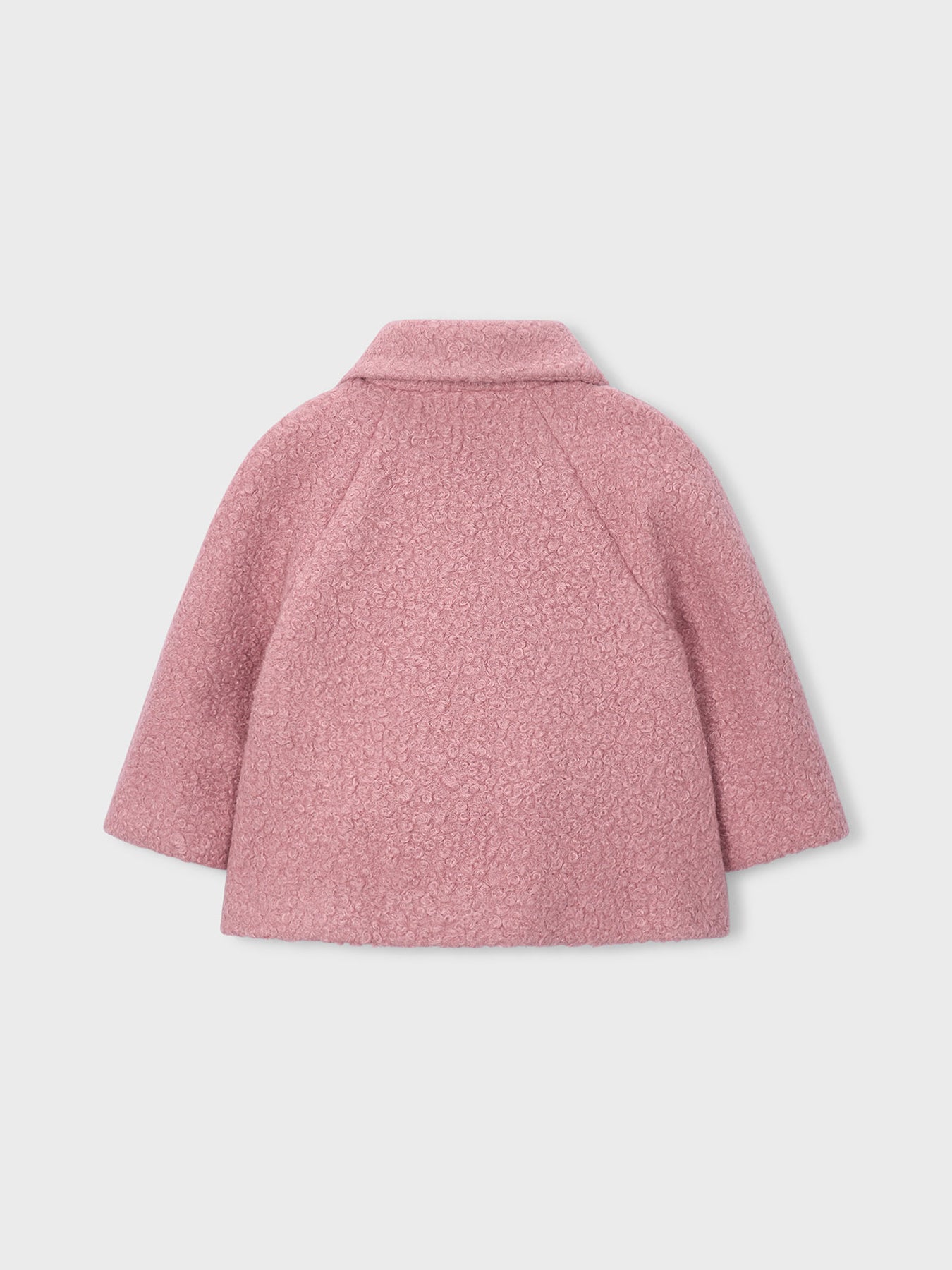 Kids’ Bouclé Coat with Purse