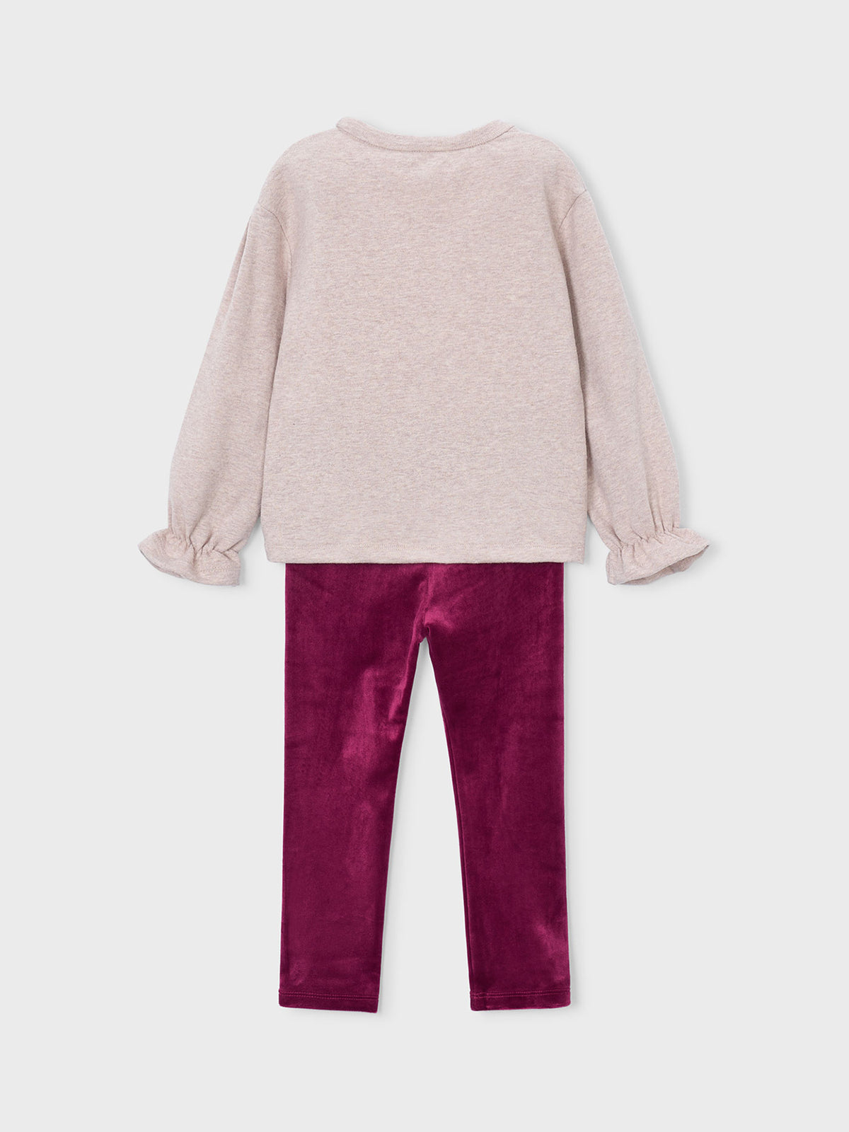 Bows Leggings Set - Raspberry
