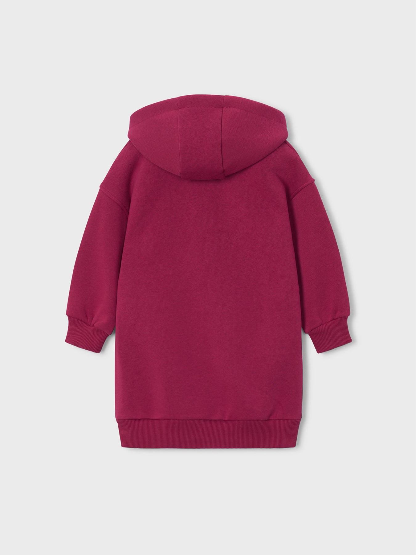 Kids' Hooded Sweat Dress Pink