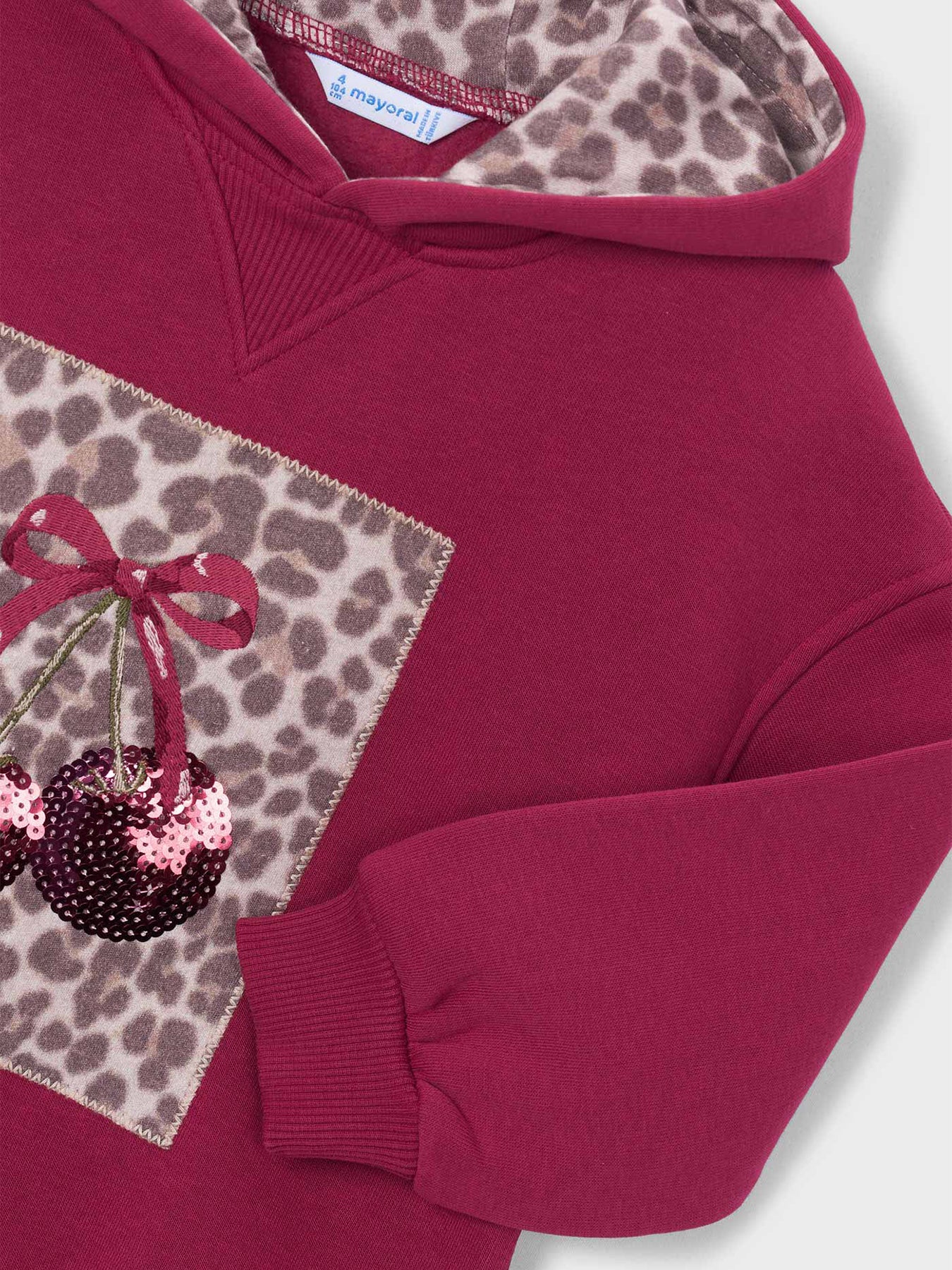 Kids' Hooded Sweat Dress Pink