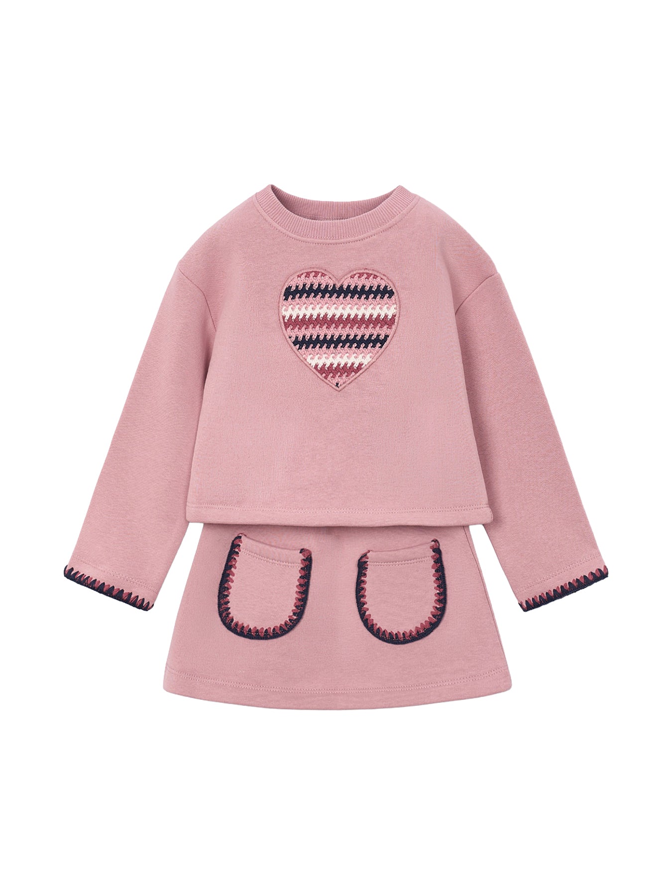 Kids' Skirt Set Pink