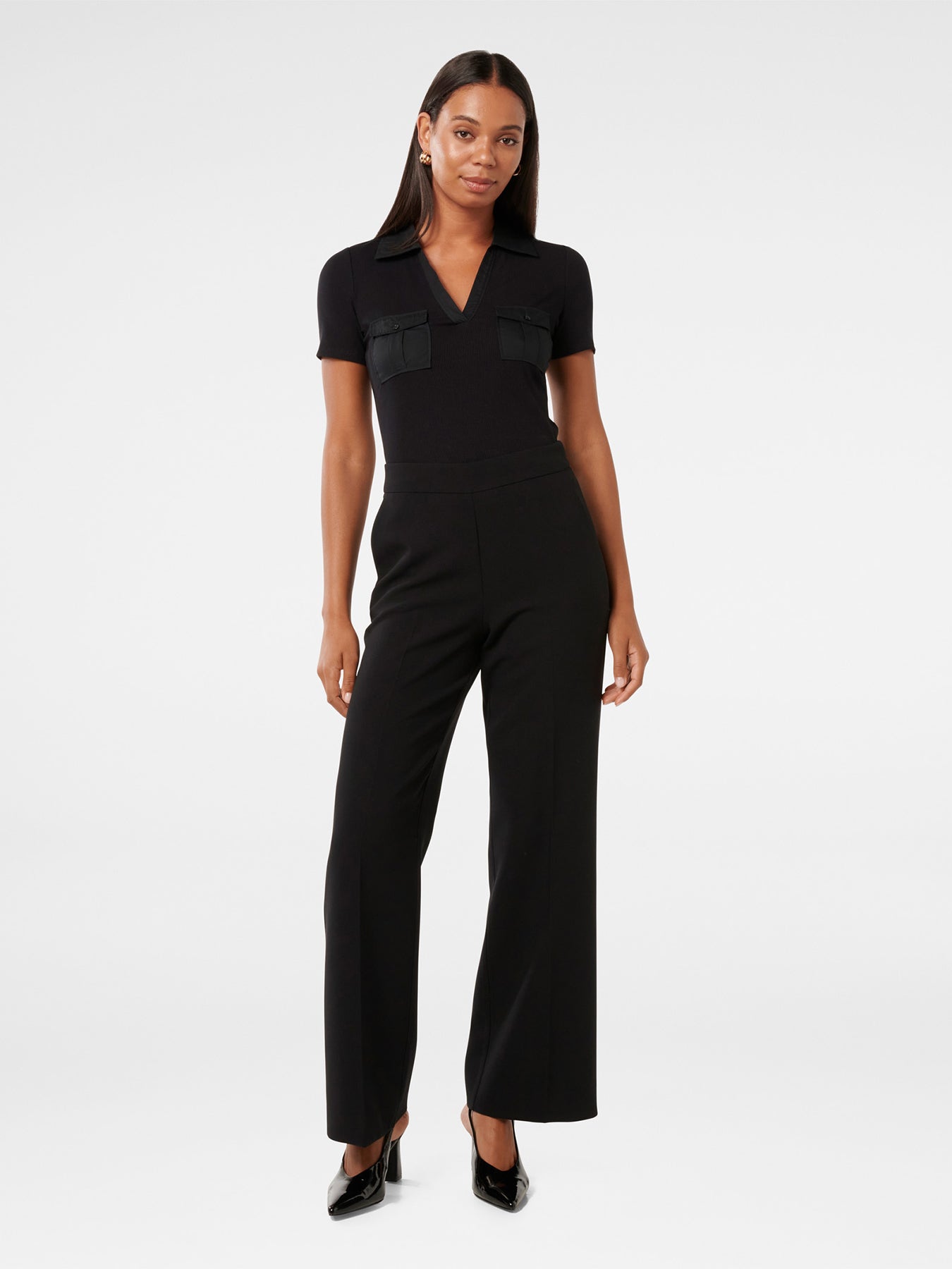 Marissa Wide Leg Pants Black