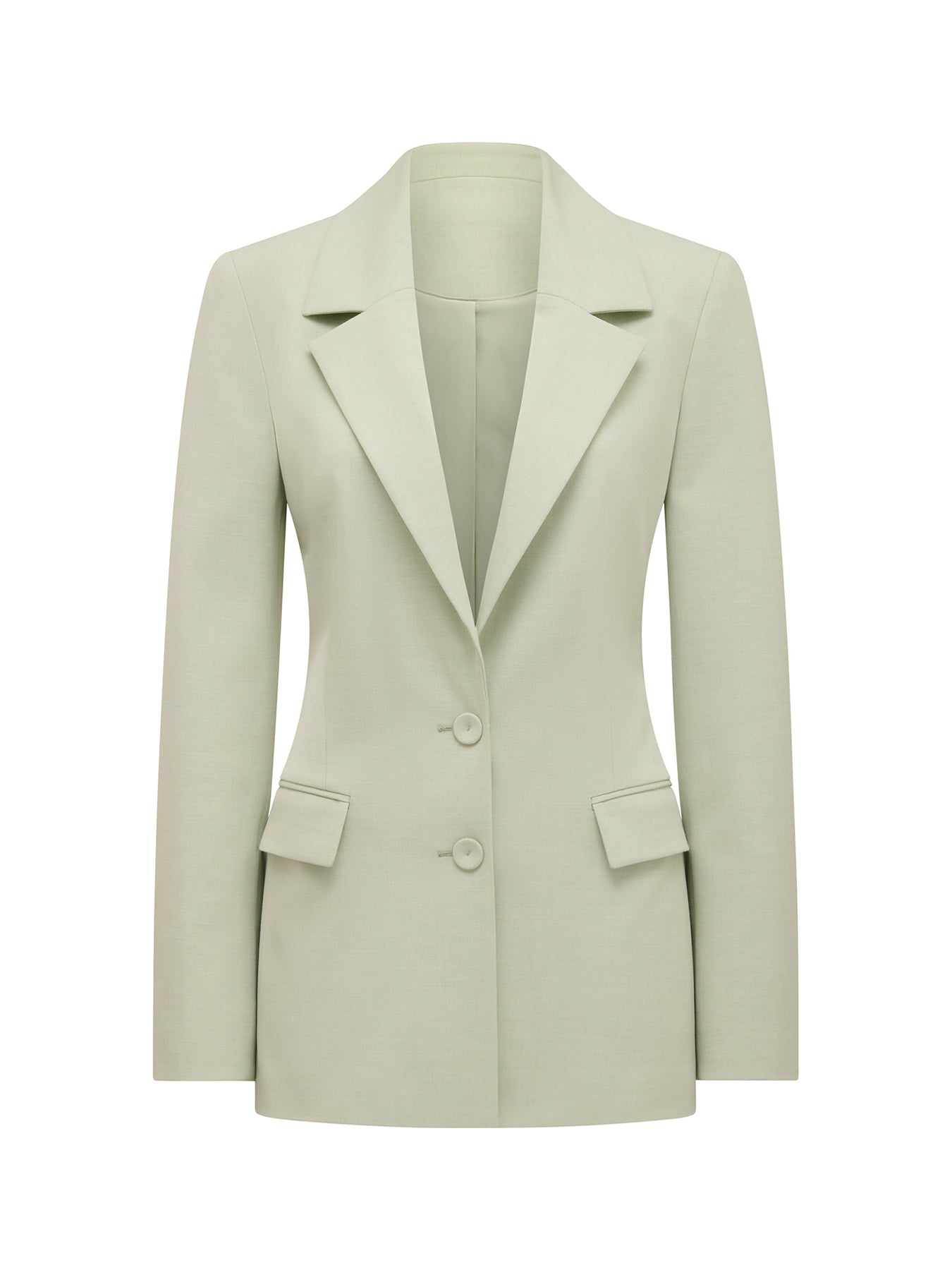 Veda Nipped Waist Blazer Green