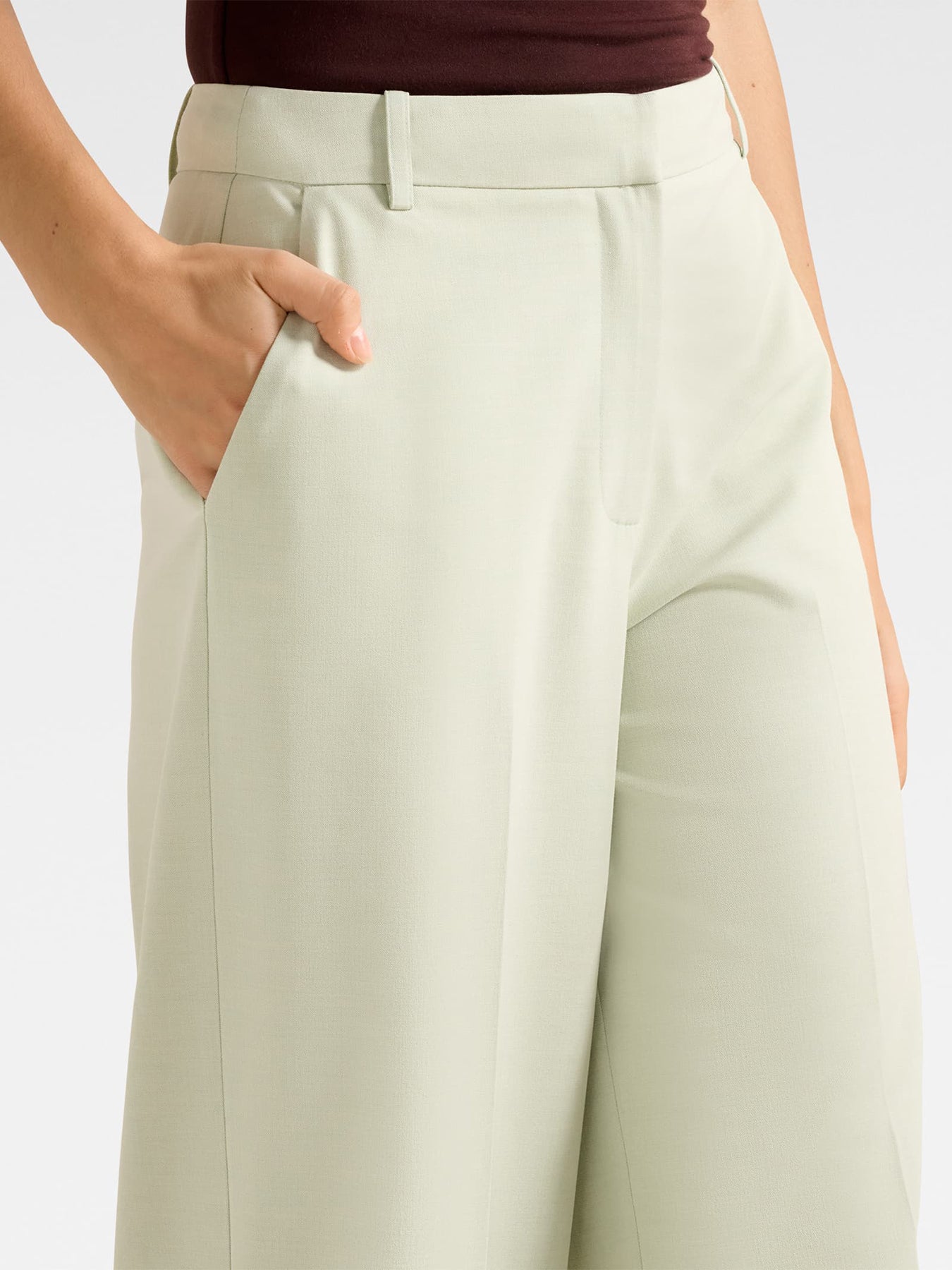 Veda Wide Leg Pants Green
