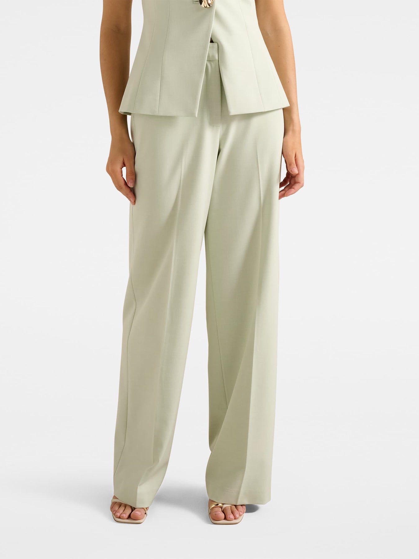 Veda Wide Leg Pants Green