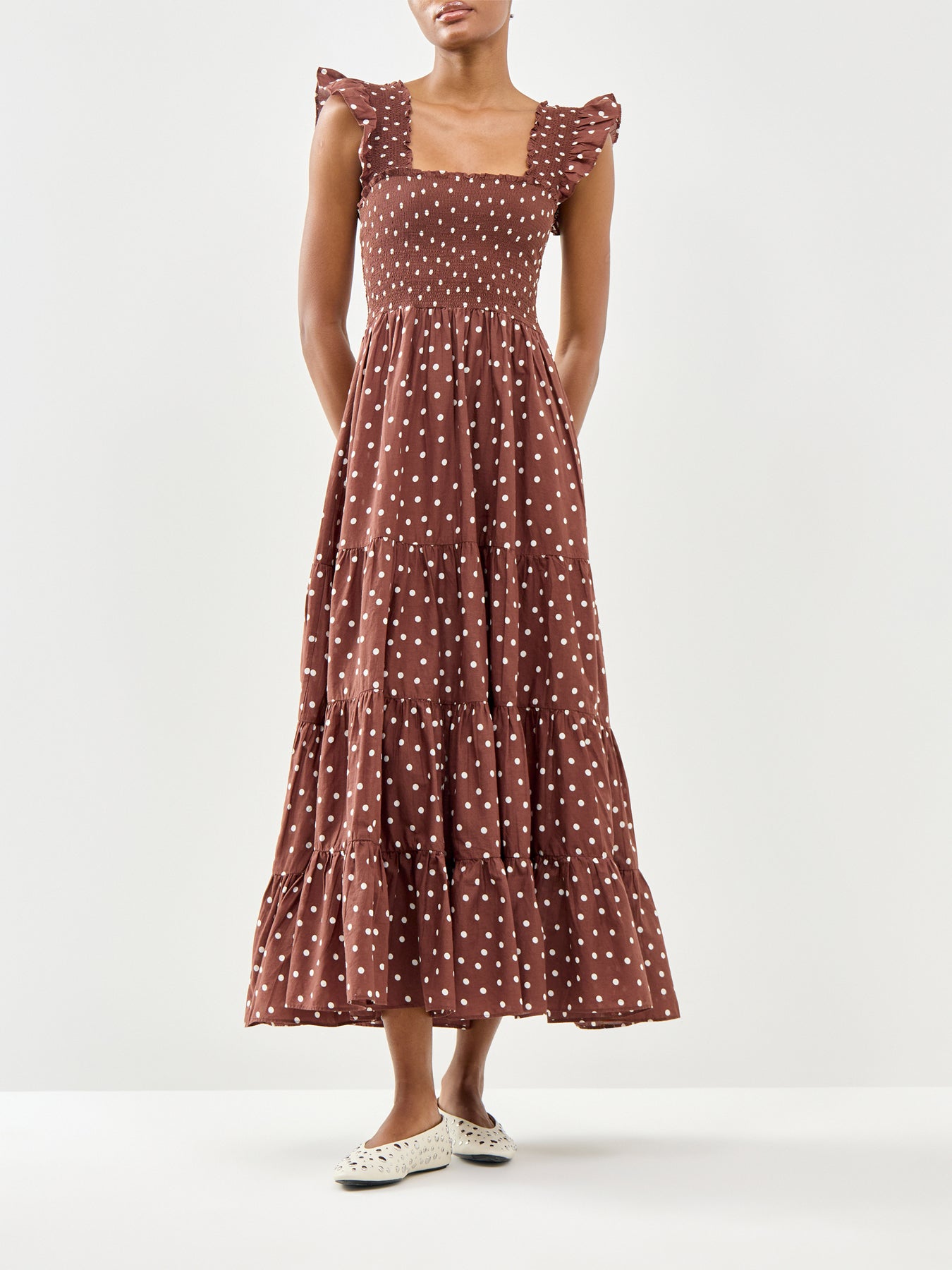 Kendall Midi Dress Brown
