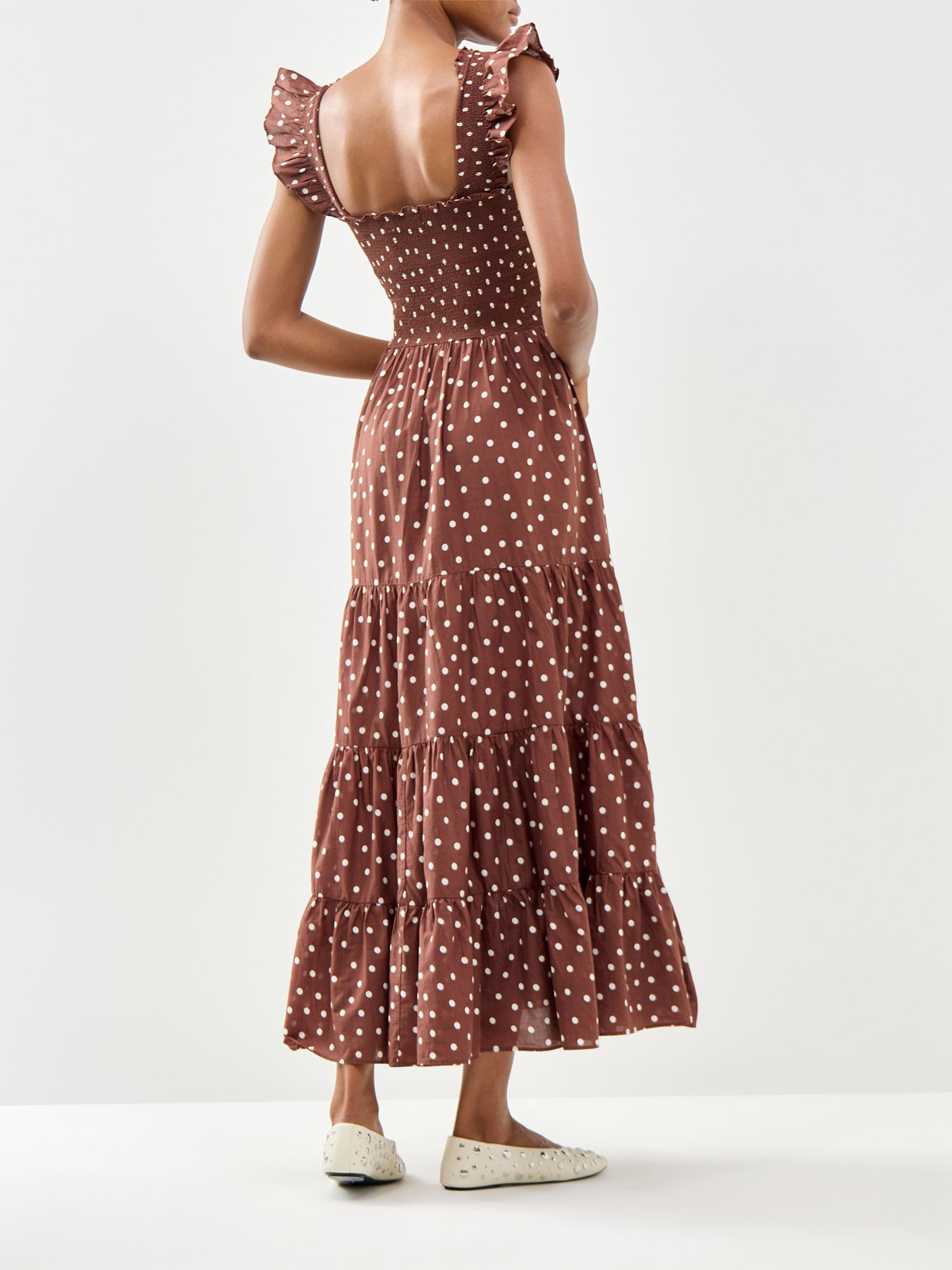 Kendall Midi Dress Brown