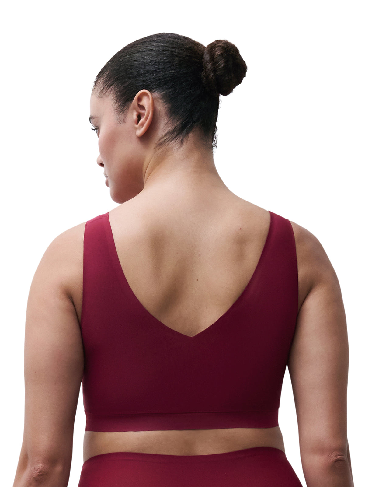 Women's Soft Stretch Padded Crop Top
