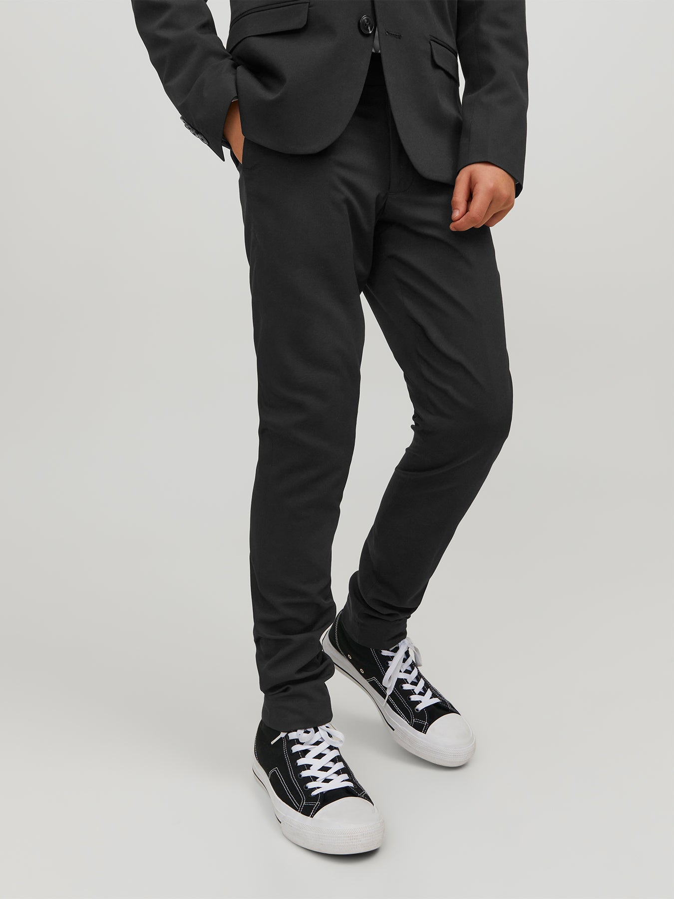 Kids' Solar Chino Trousers Black