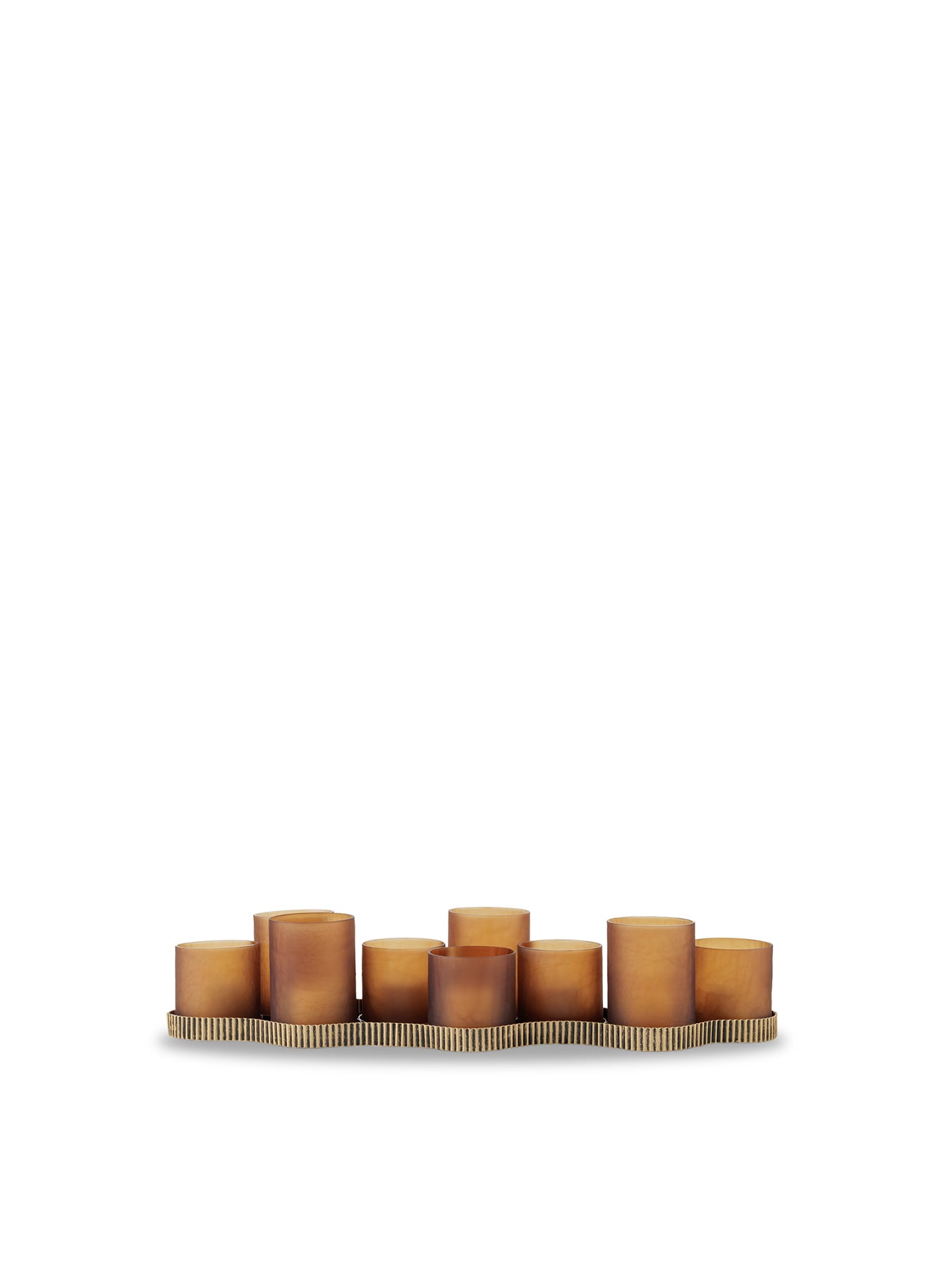 Belvedere 9 Light Candle Holder Gold