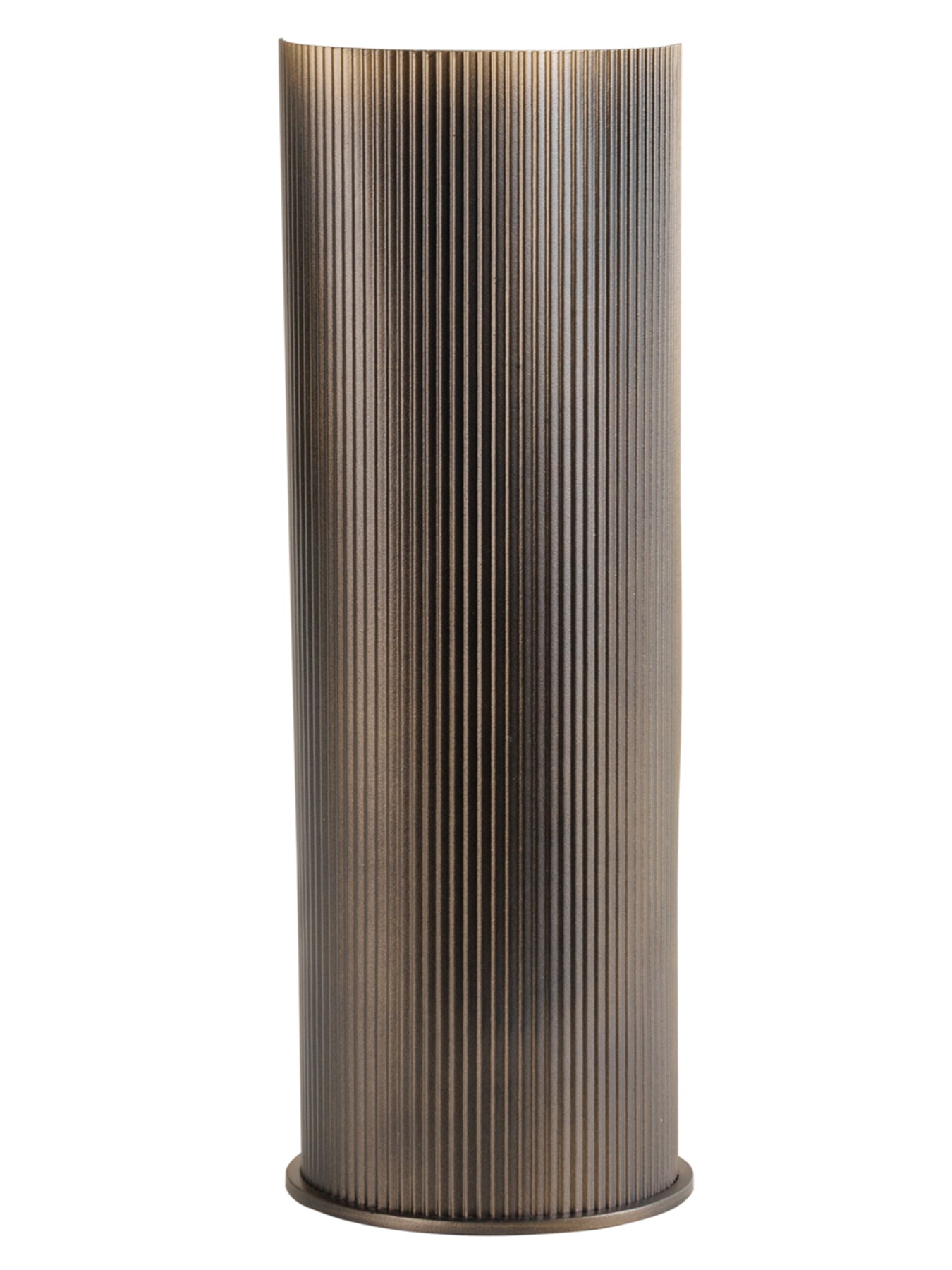 Belvedere Aged Gold Table Hurricane Brown