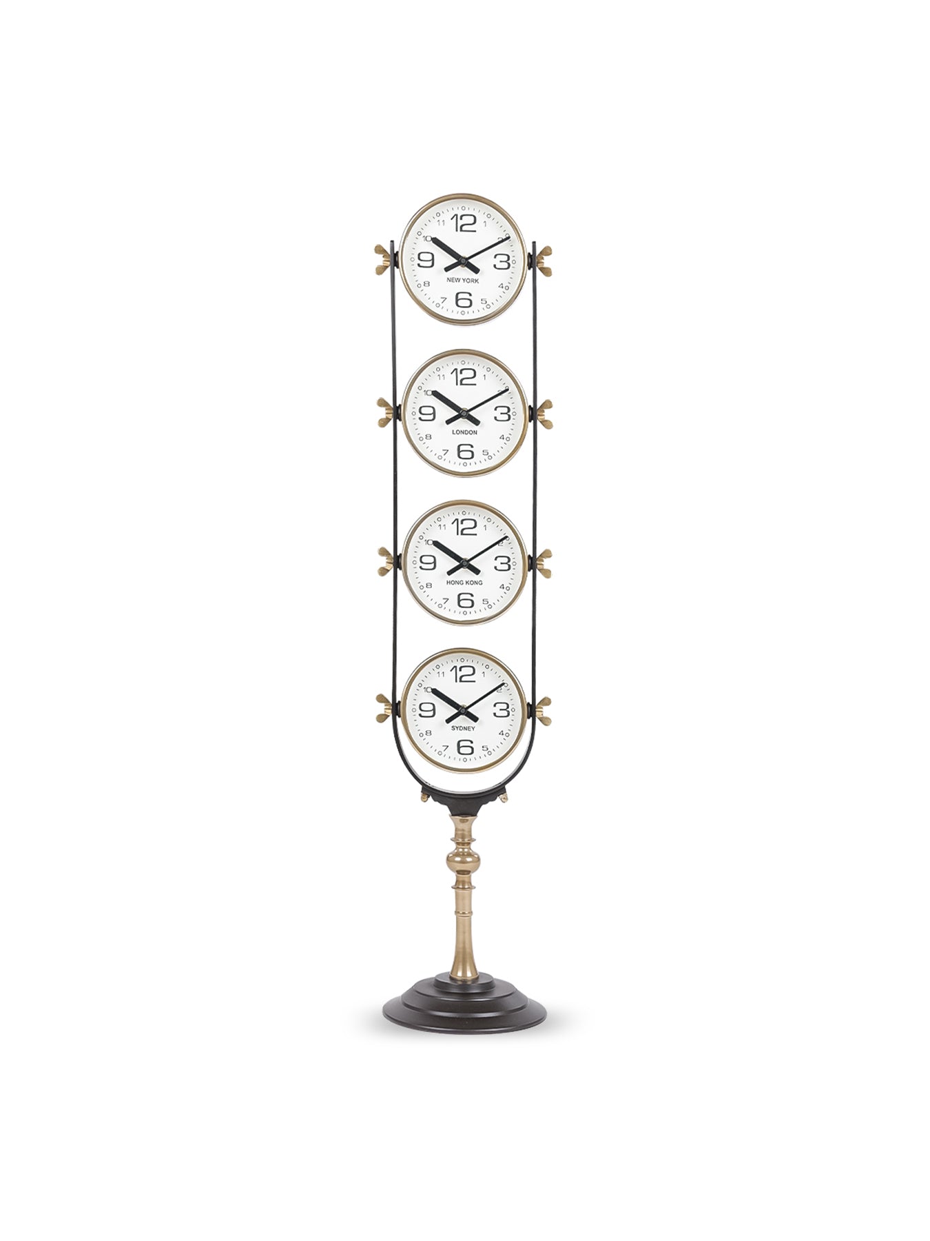 Sterling World City Floor Clock Brown