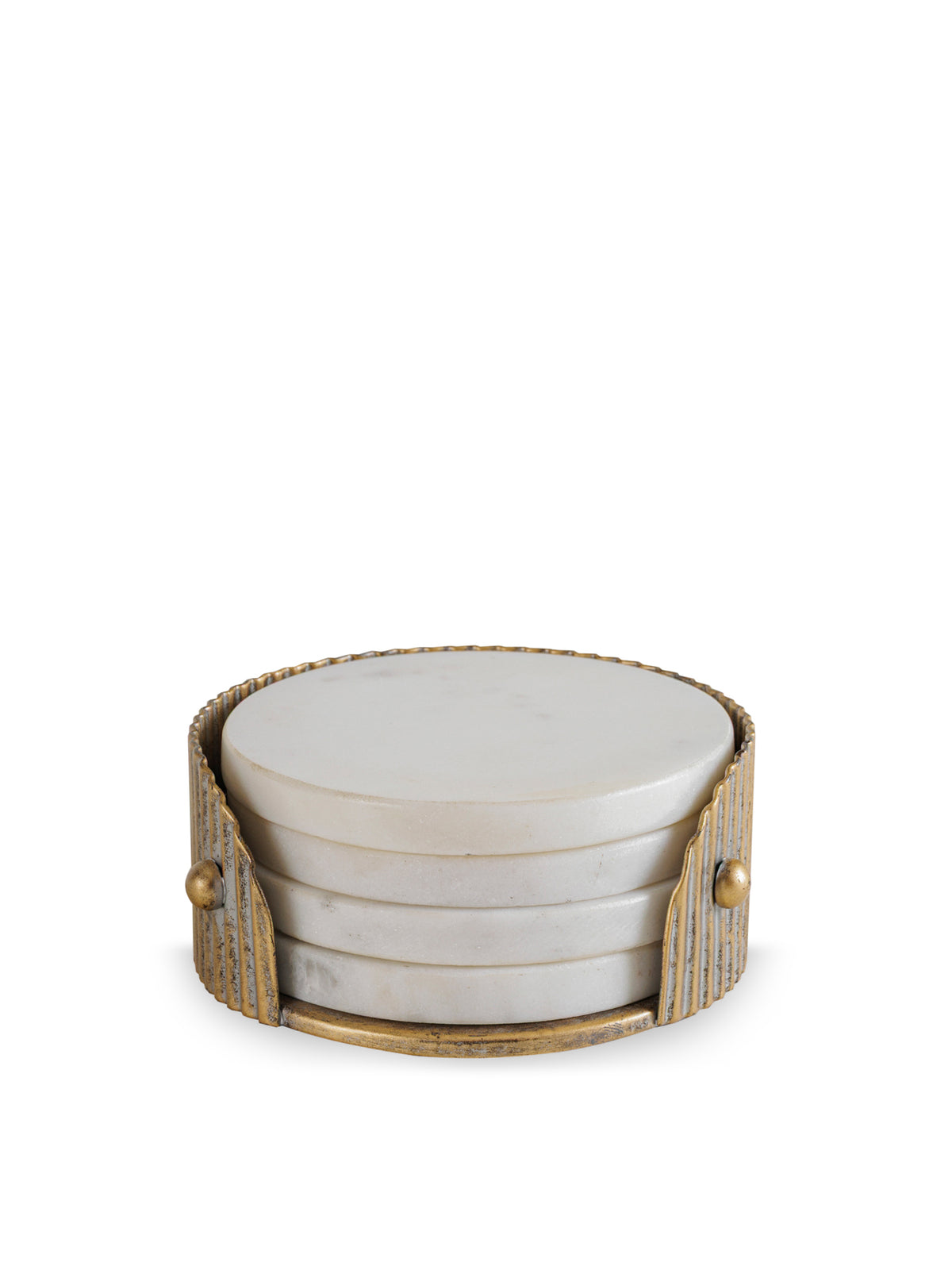 Belvedere Banswara Marble Coasters Set Of 4