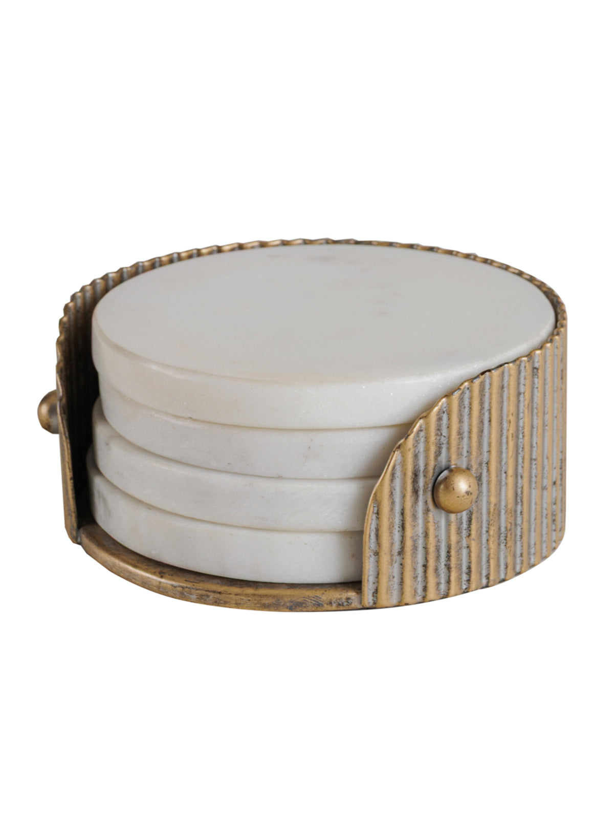 Belvedere Banswara Marble Coasters Set Of 4