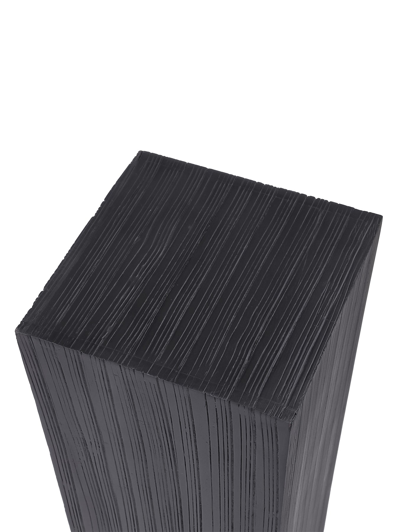Sienna Wooden Plinth Nested Set Of Two Black