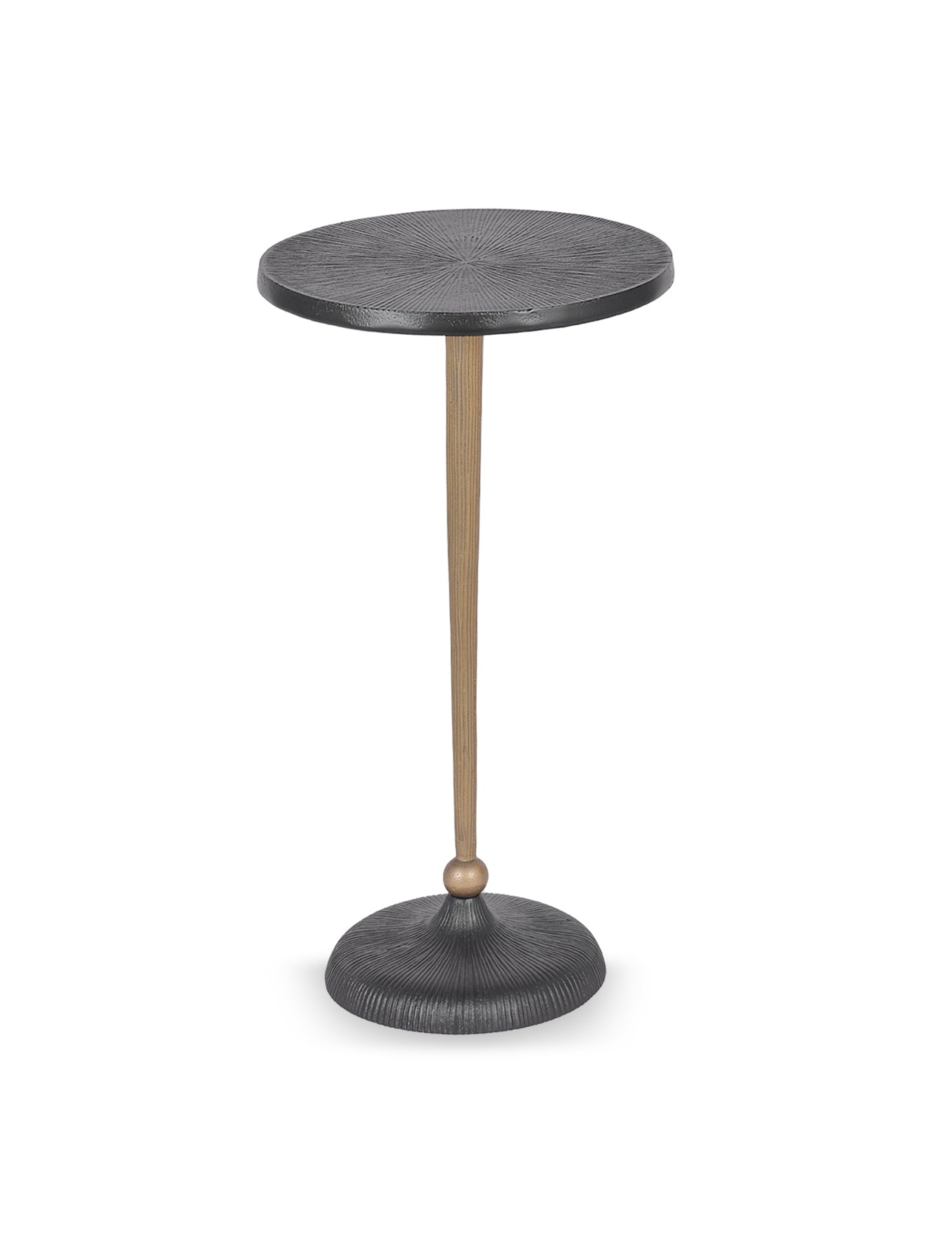 Pair of Moulton Round Side Tables Black