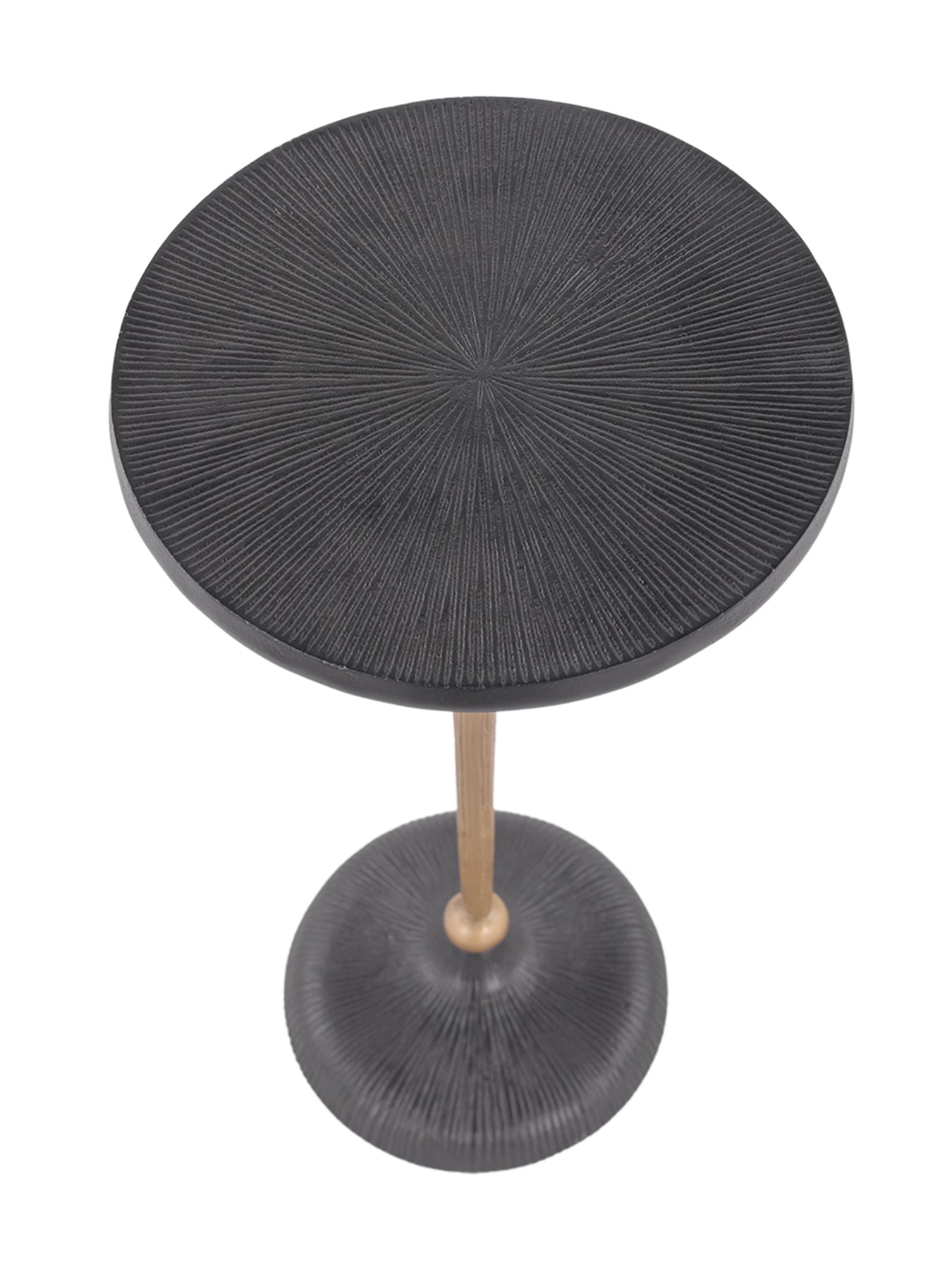 Pair of Moulton Round Side Tables Black