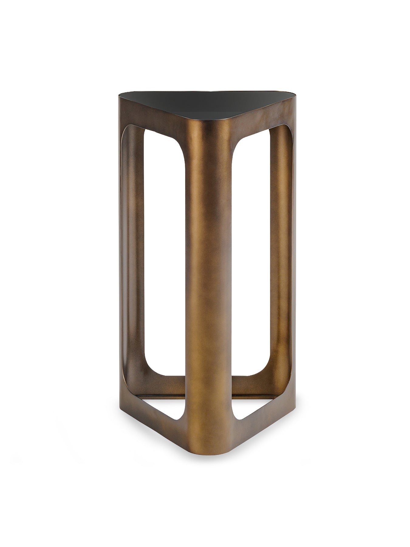 Thorpe Triangular Accent Table Gold