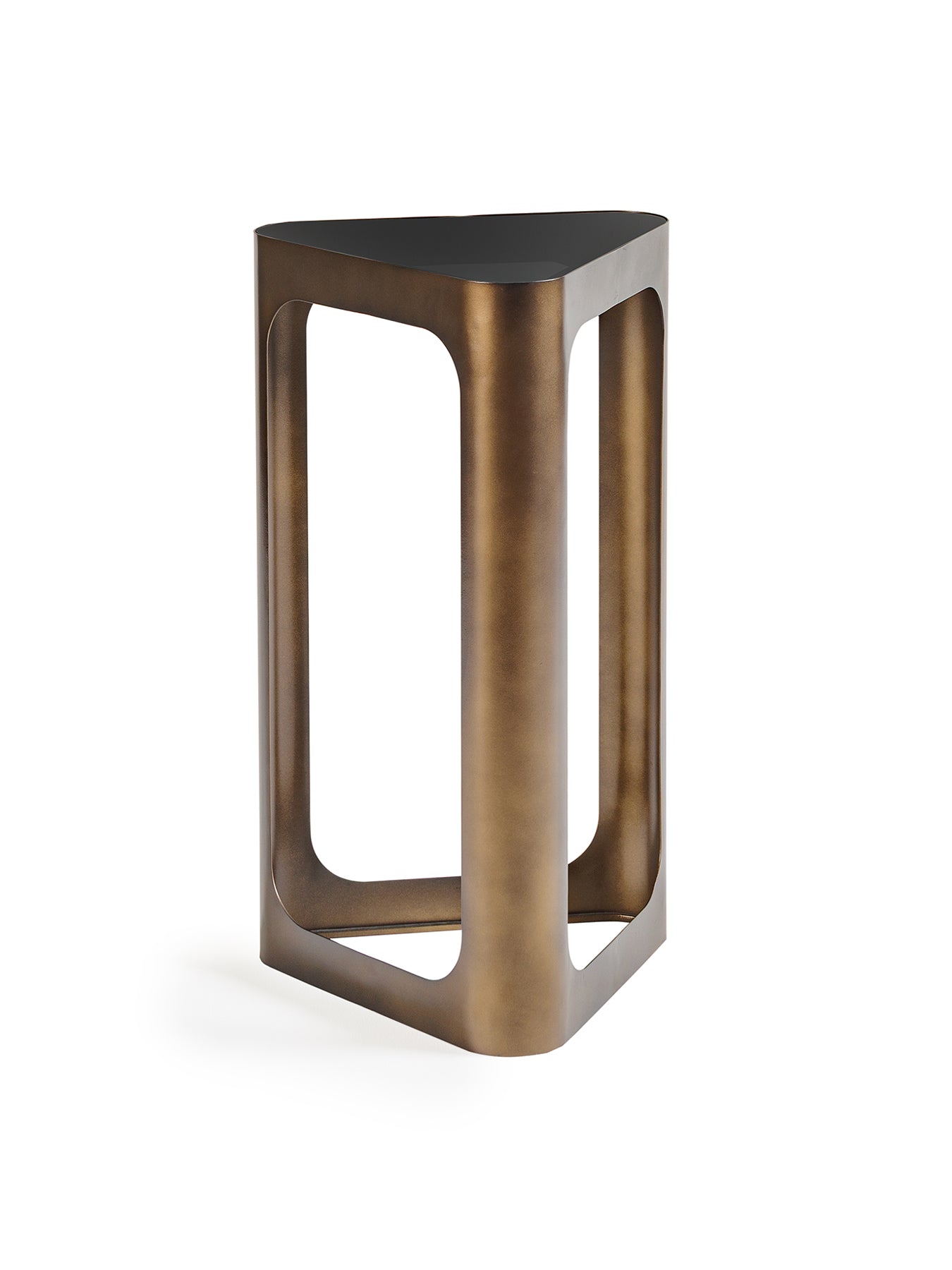 Thorpe Triangular Accent Table Gold