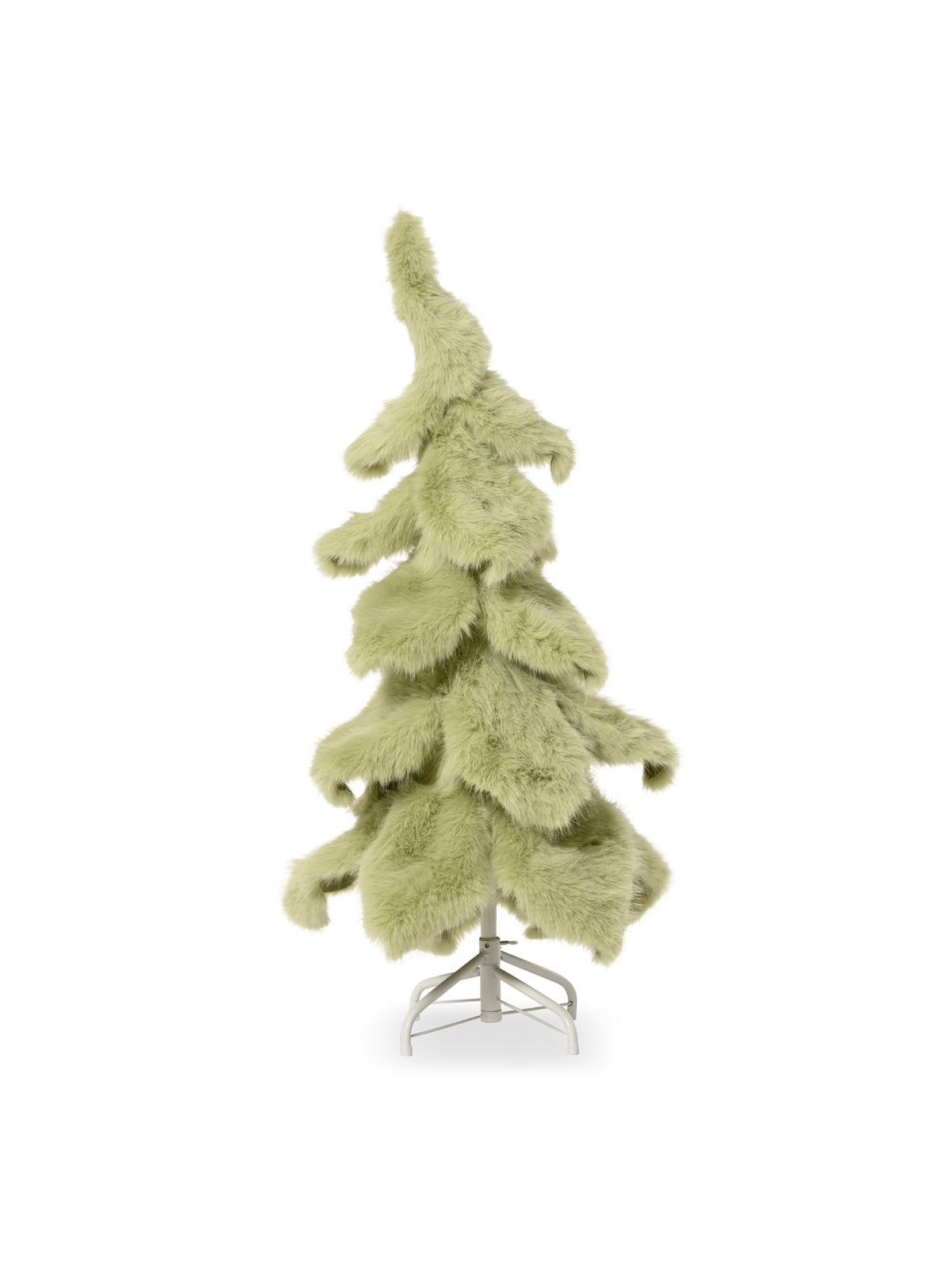 Faux Fur Four-Layer Christmas Tree Decoration