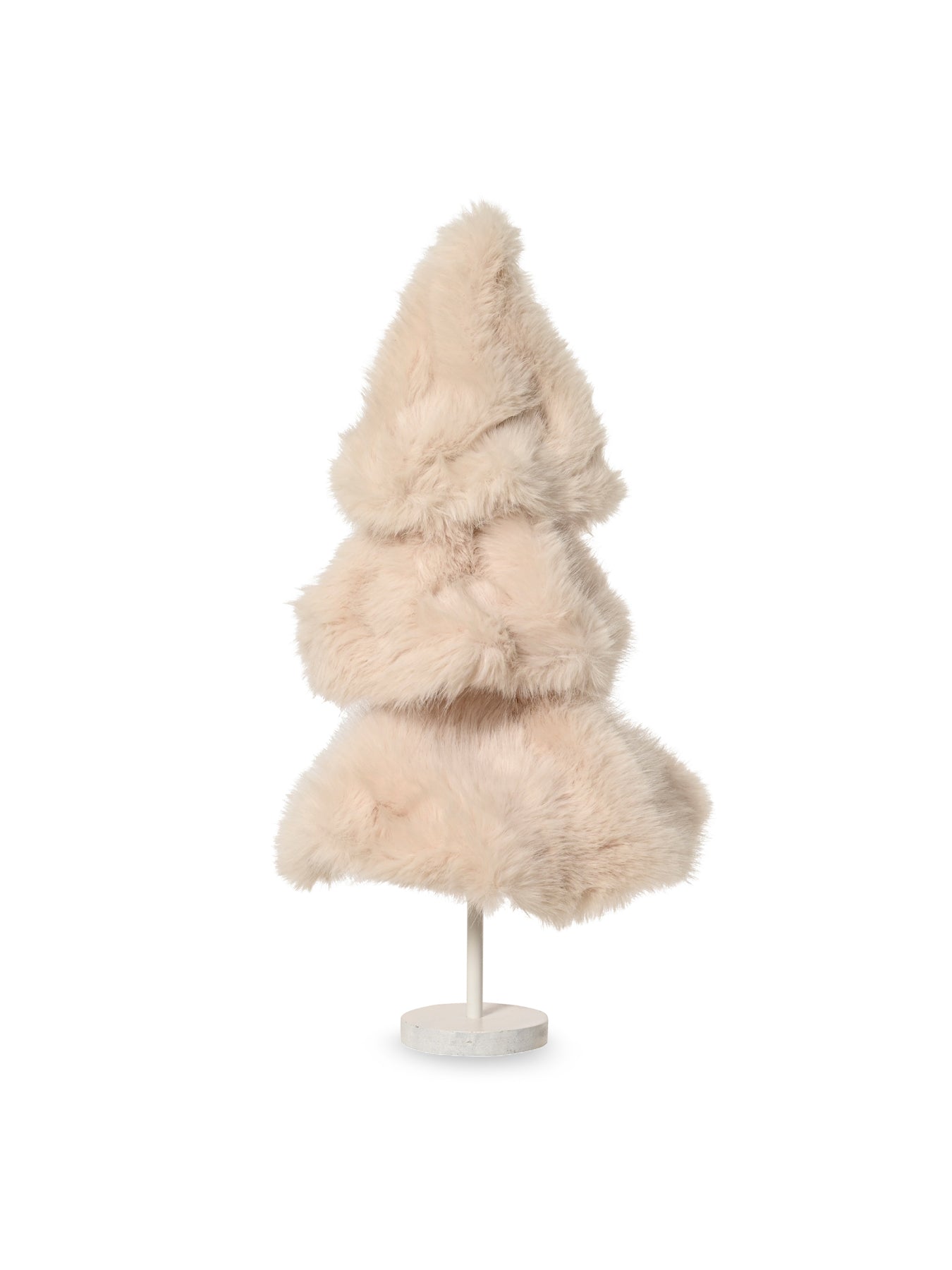 Three-Layer Faux Fur Christmas Tree Skirt With MDF Base