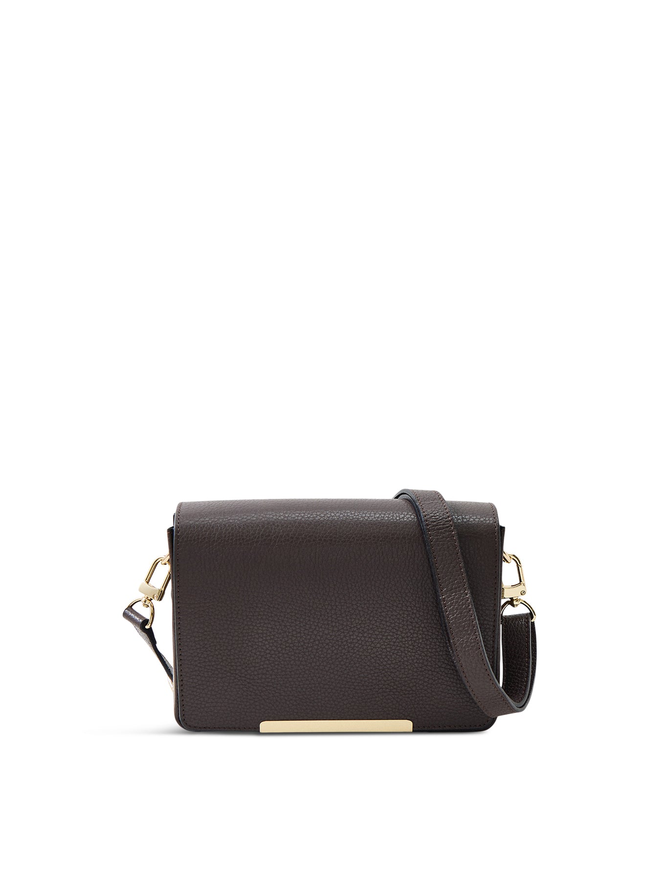 Newbury Leather Crossbody Bag Chocolate
