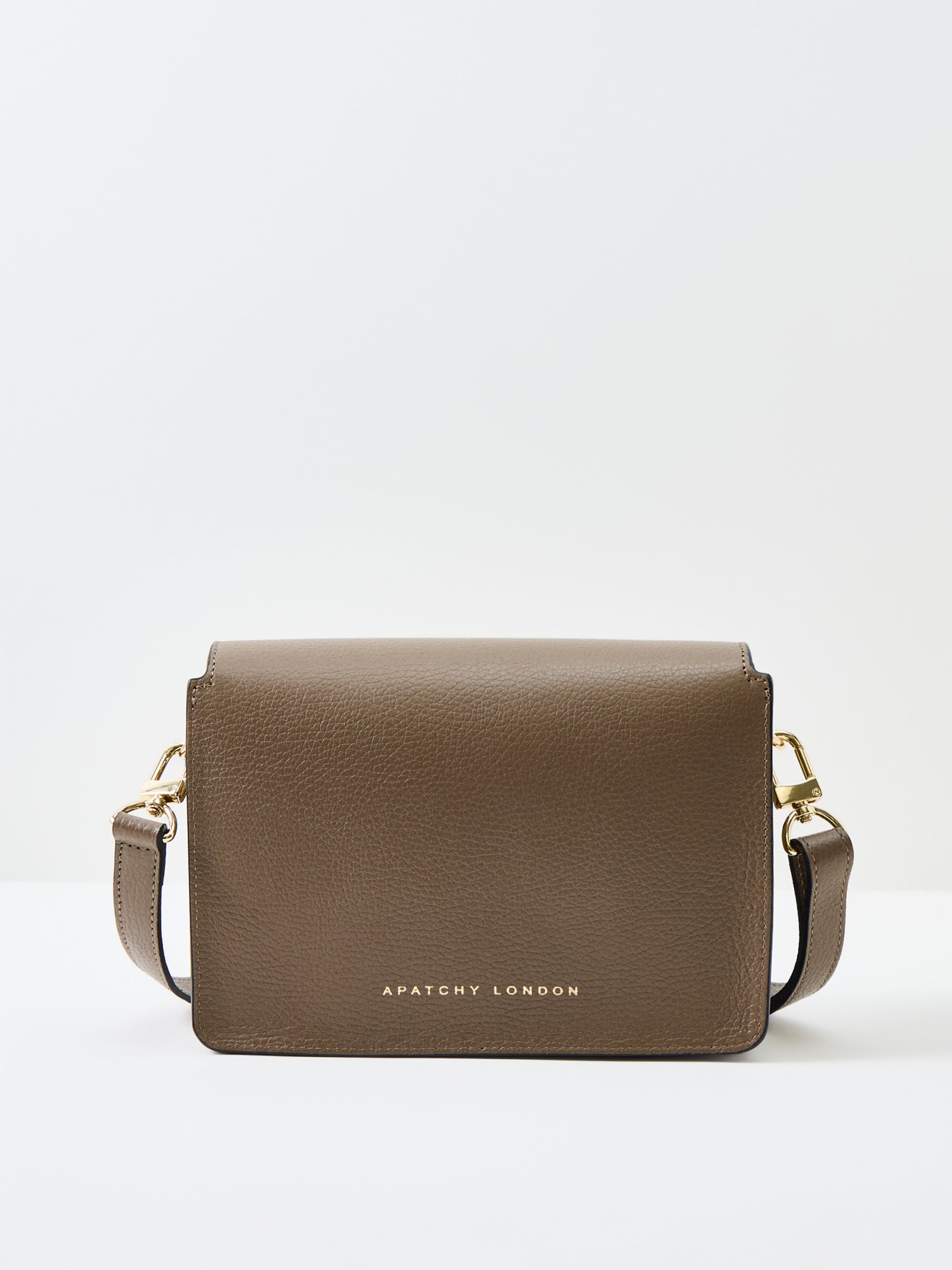 Newbury Leather Crossbody Bag Mink