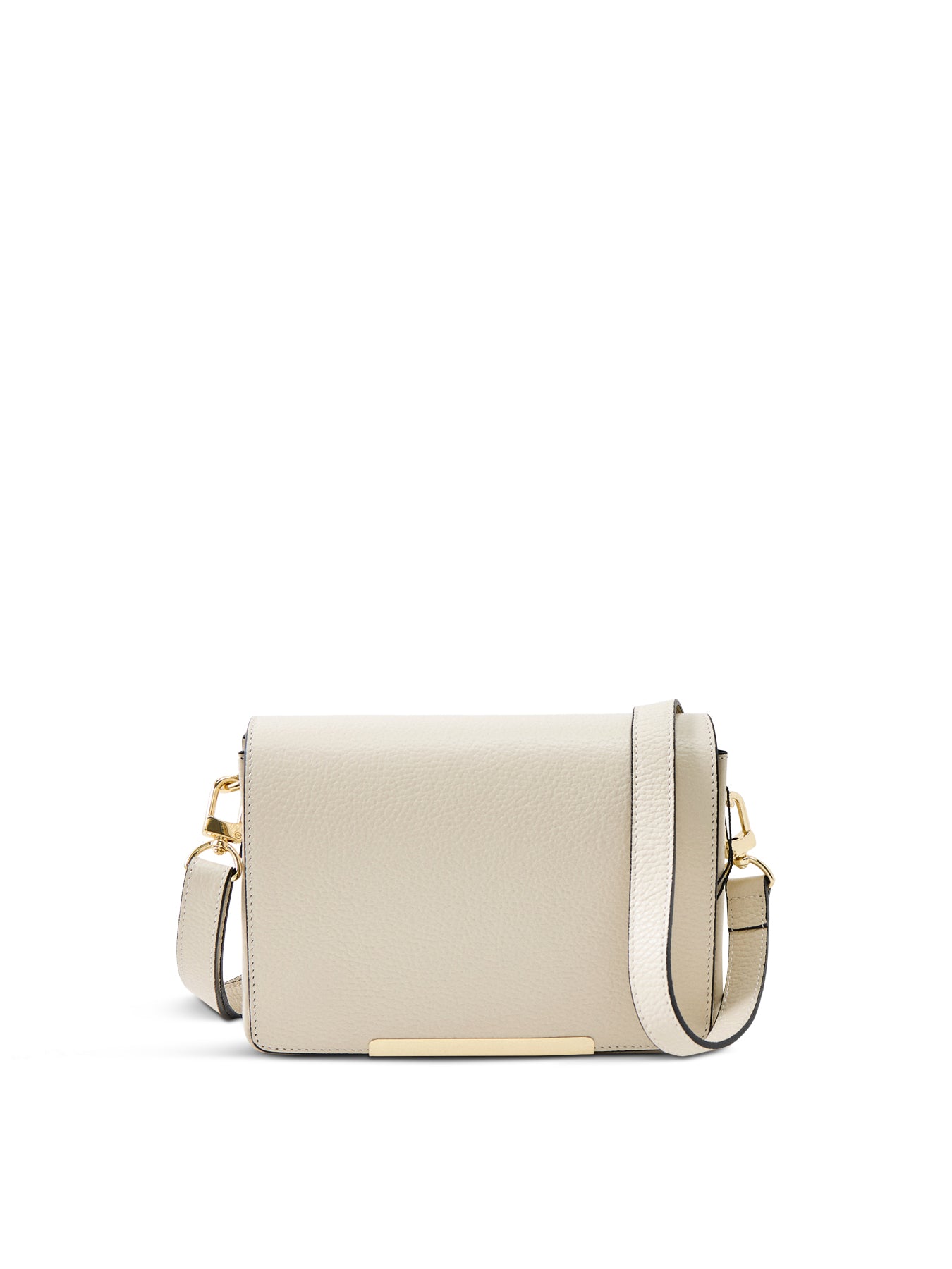 Newbury Leather Crossbody Bag Cream
