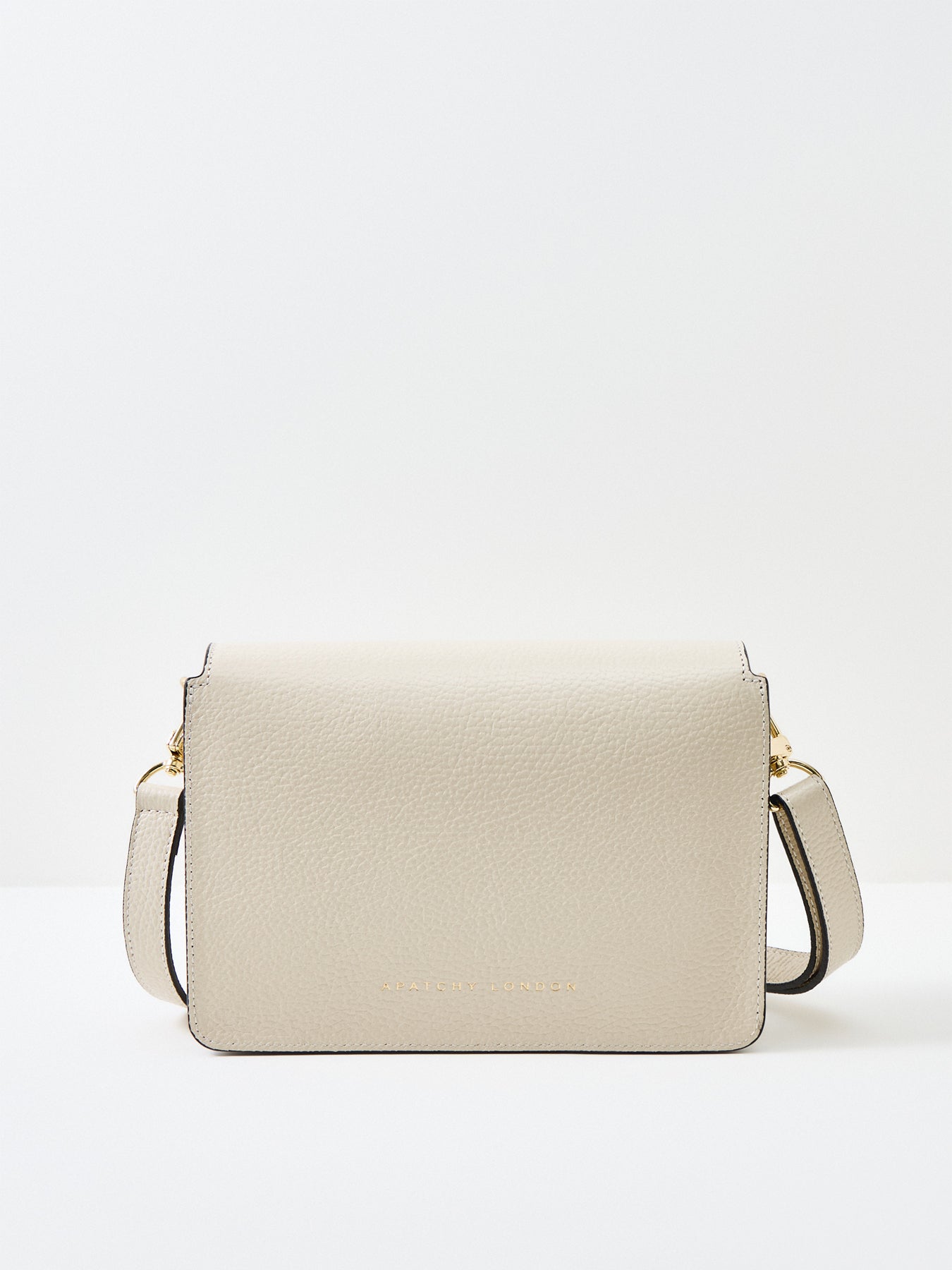 Newbury Leather Crossbody Bag Cream