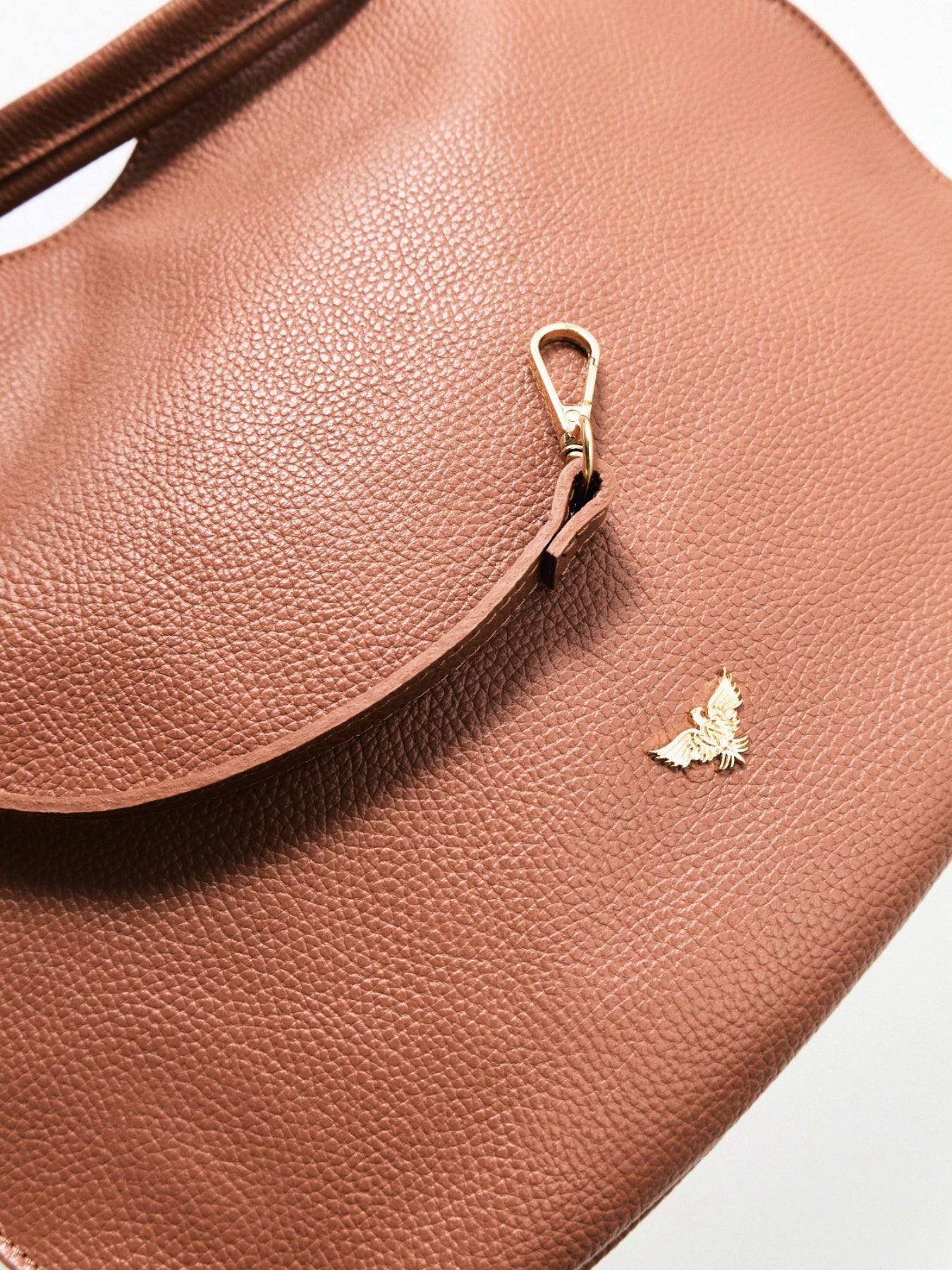 Harriet Leather Shoulder Bag Tan